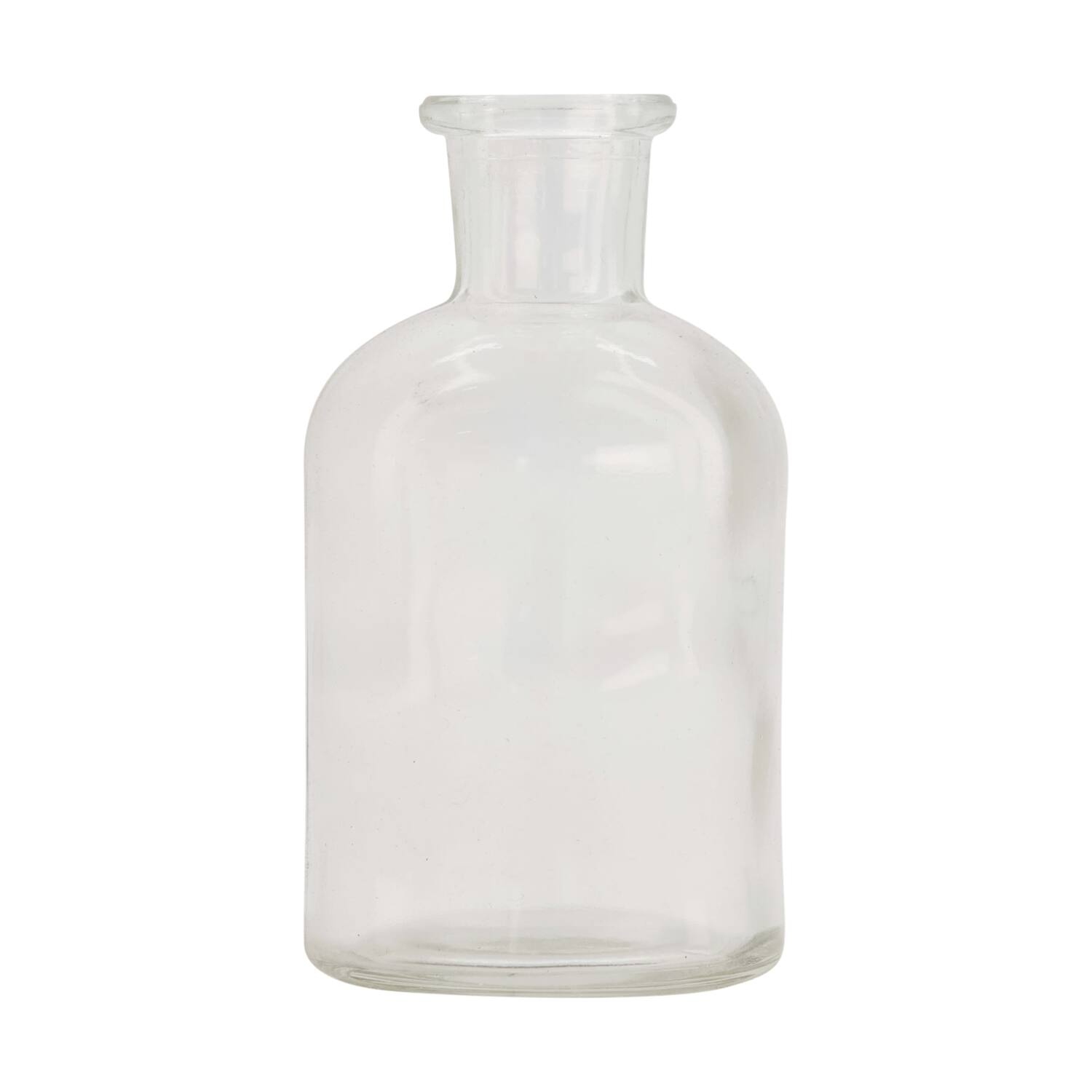 Fles - Glas - 5,3x5,3x10,5 cm - Transparant