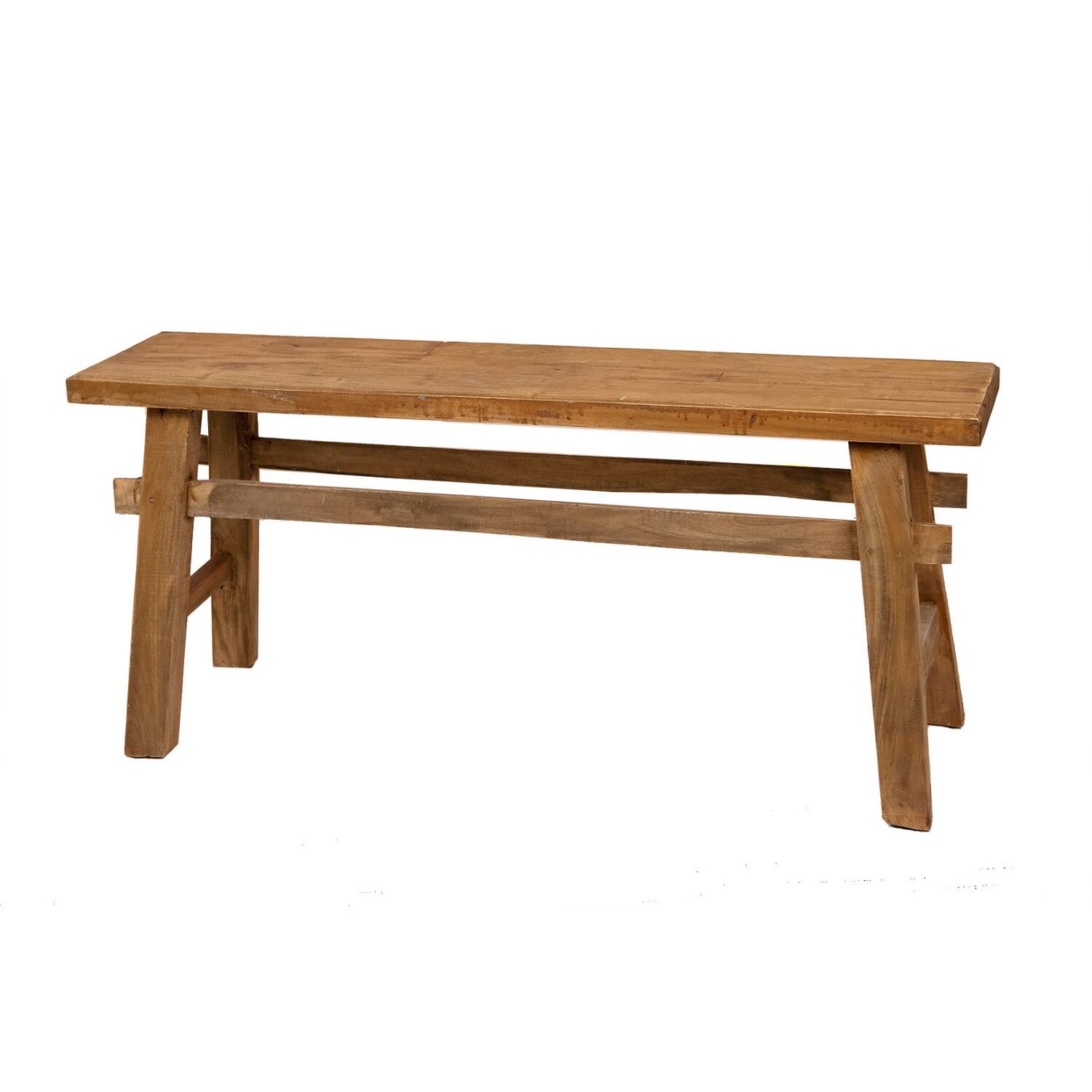 Banc Michael - 118x27x53cm - Naturel