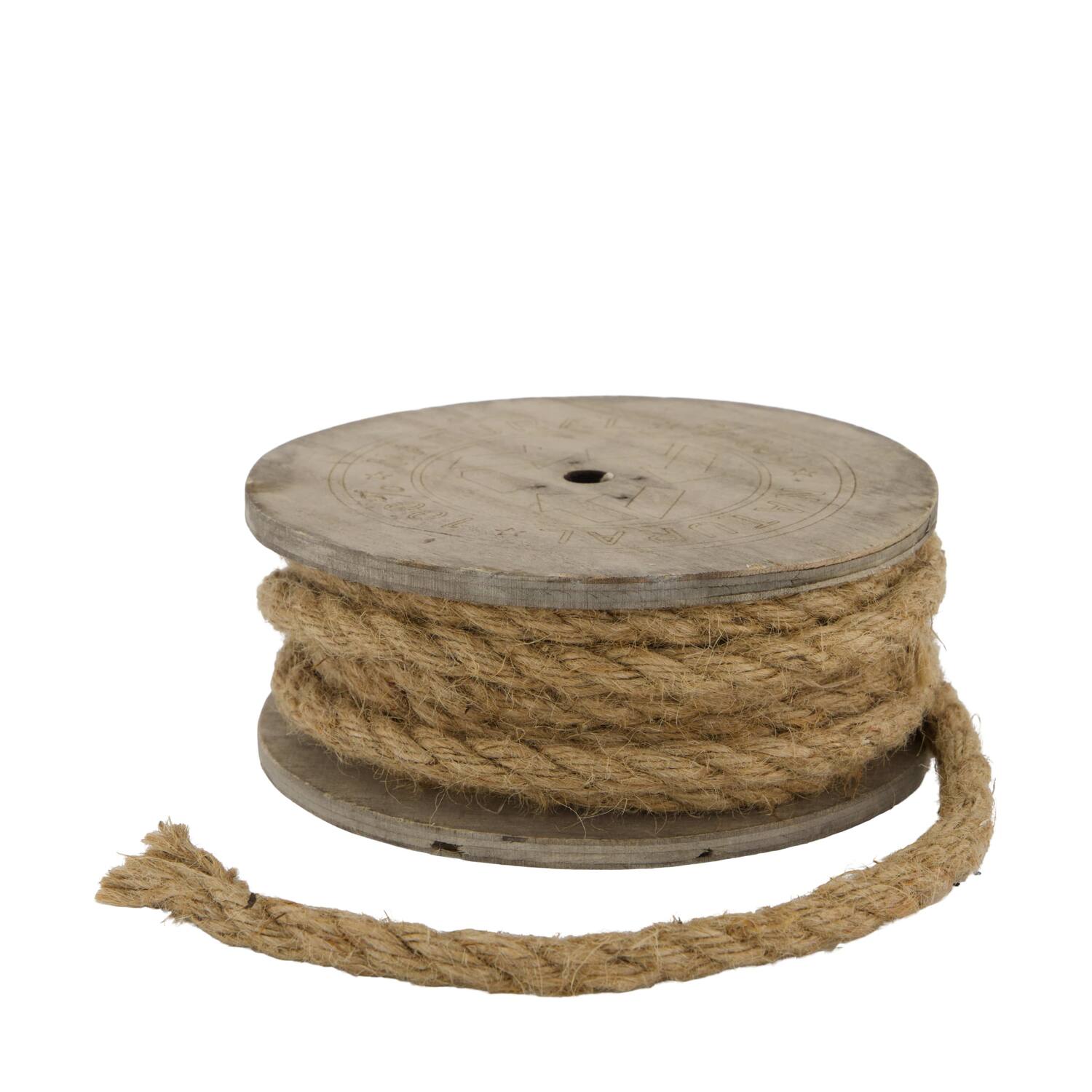 Corde de jute - Tissu en rouleau - 700x1x6,5 cm - Naturel