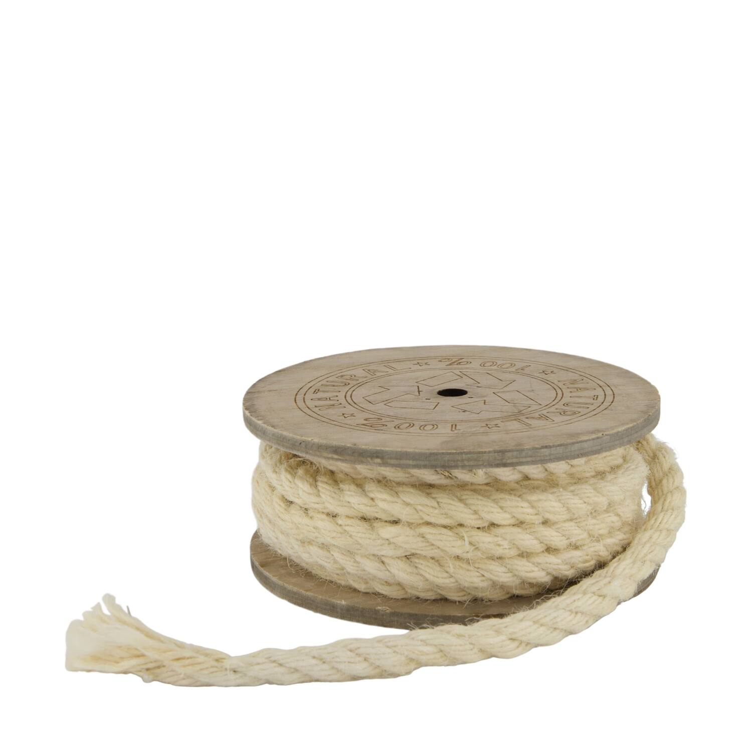 Rope jute fabric on spool 700x1x6.5cm