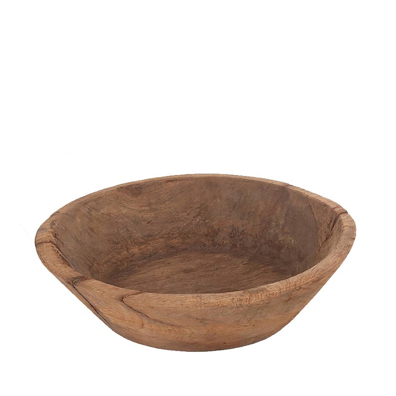 Schaal Nora - Hout - 35x35x17 - Bruin