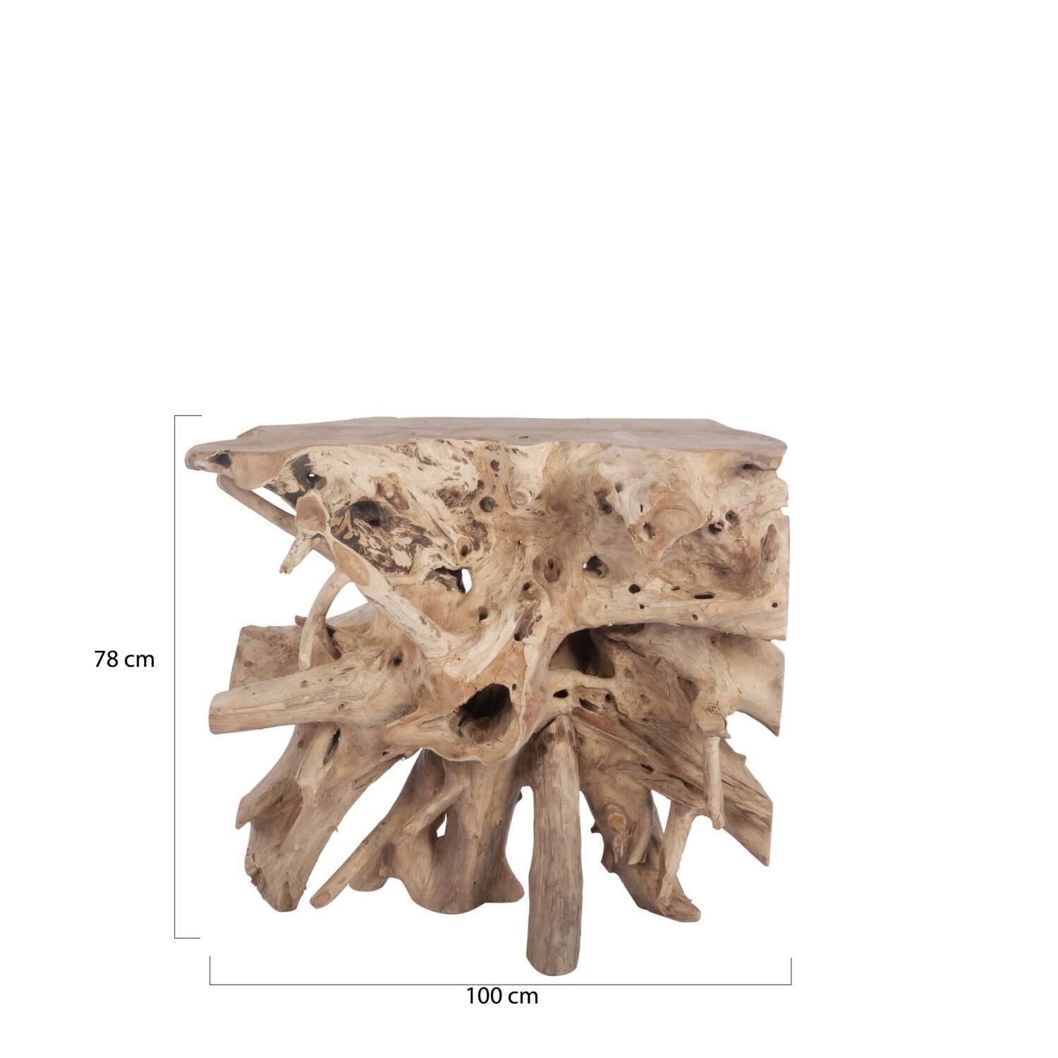Root teak wood 100x40x78cm