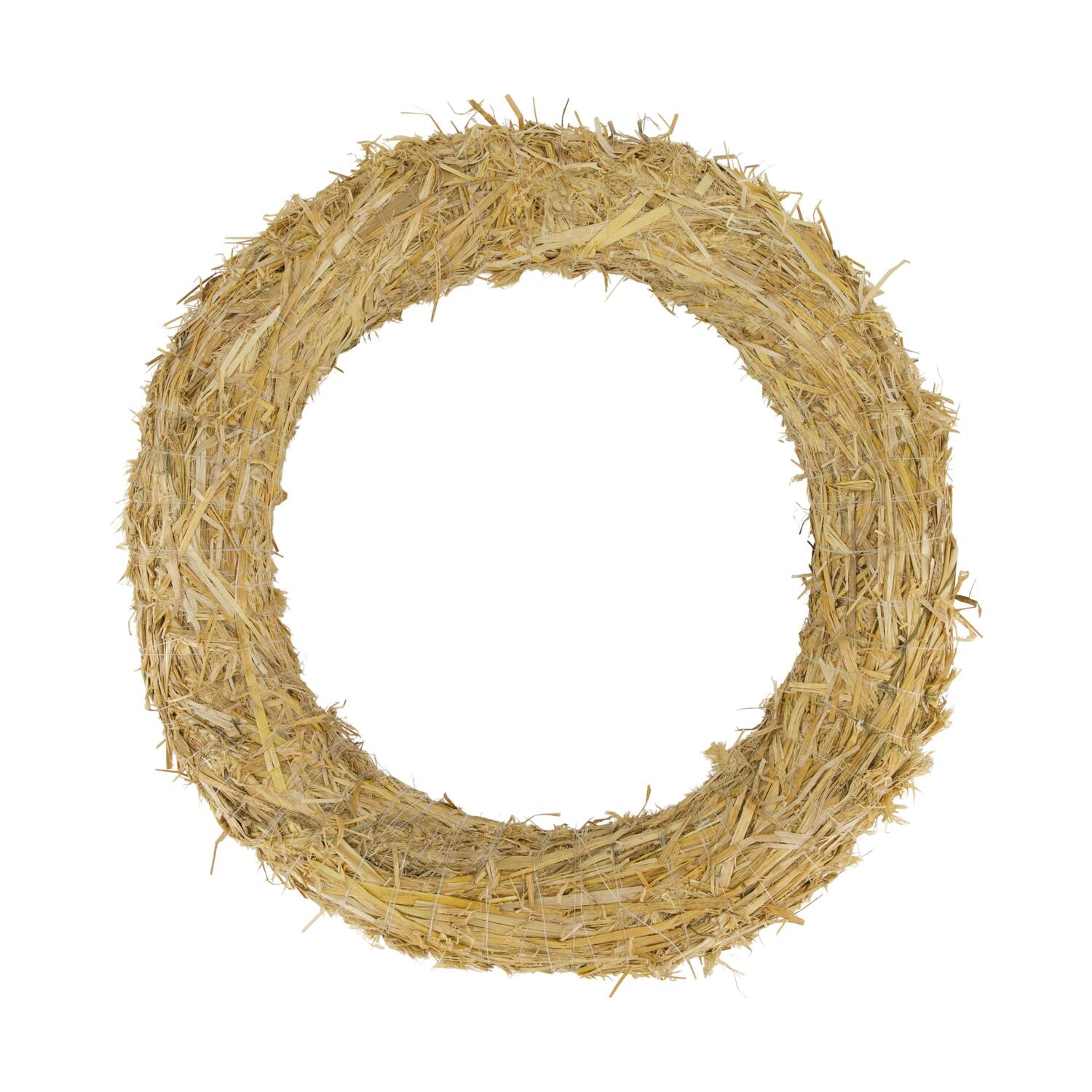 Wreath straw 40x40x6cm