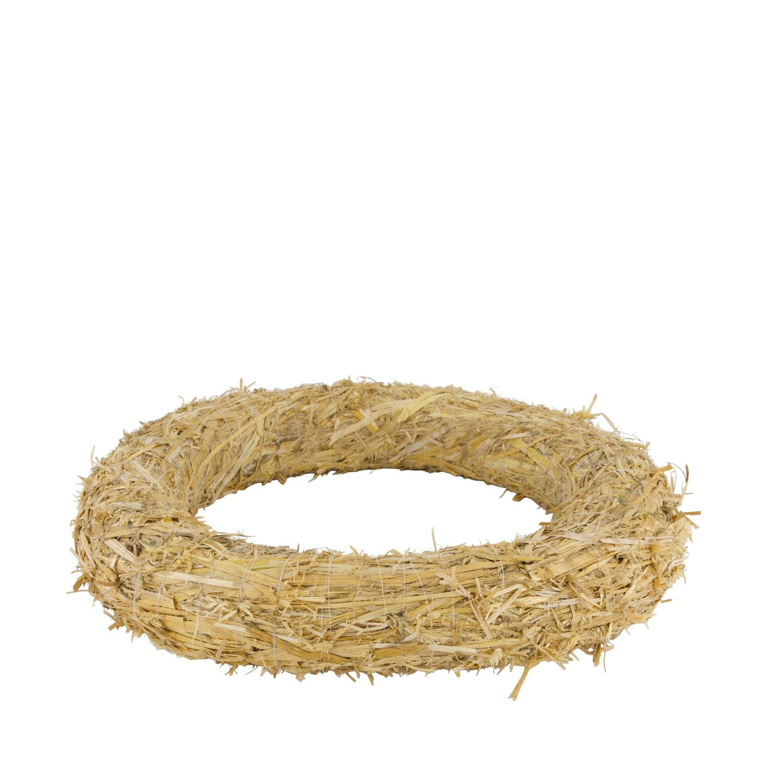 Wreath straw 40x40x6cm