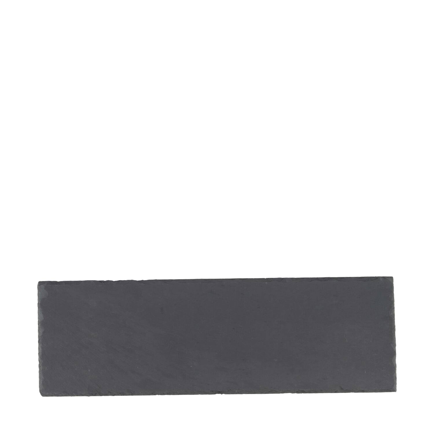 Assiette rectangulaire - Ardoise - 40x13x1 cm - Noir