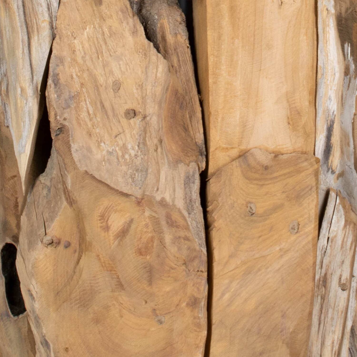Planter erosion wood 50x50x120cm