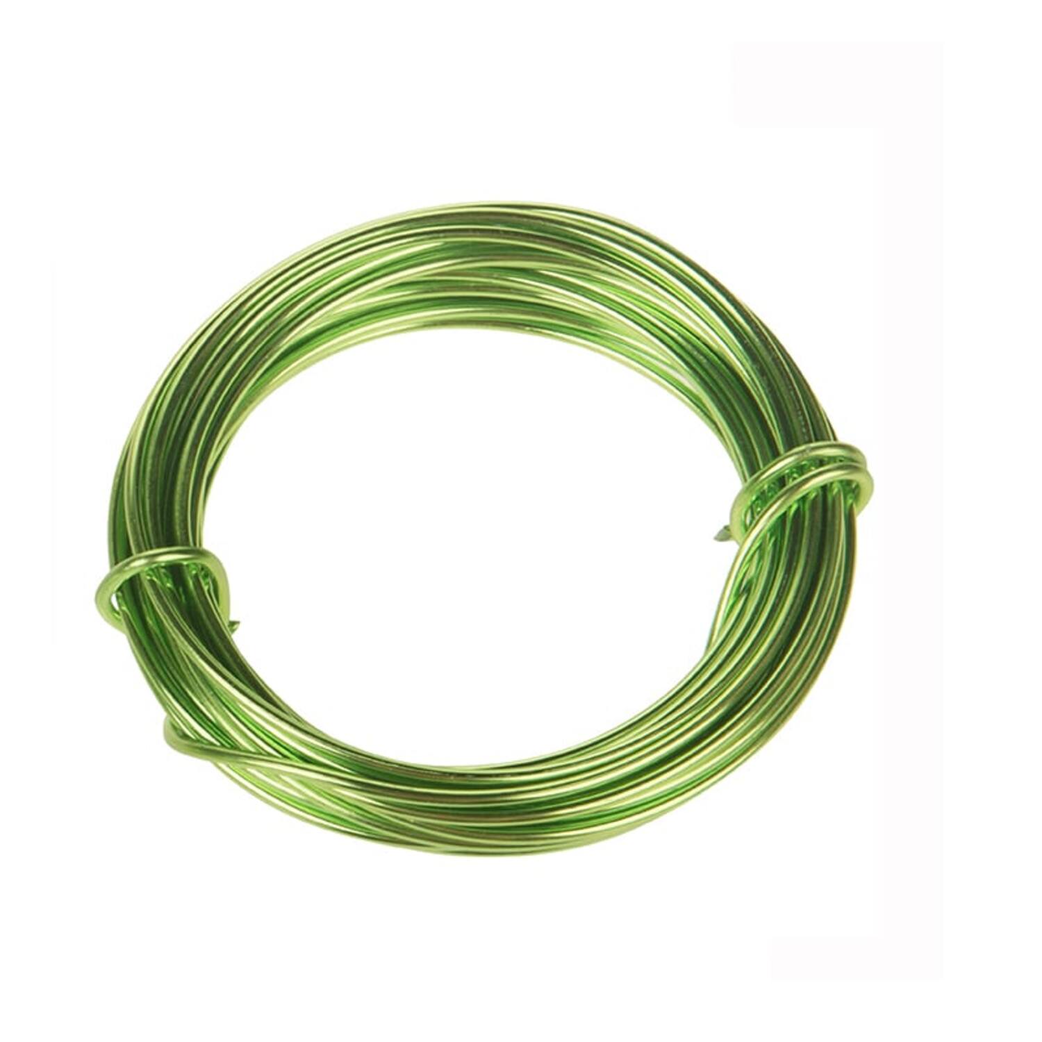 Aluminium wire 2mm 5m - Green