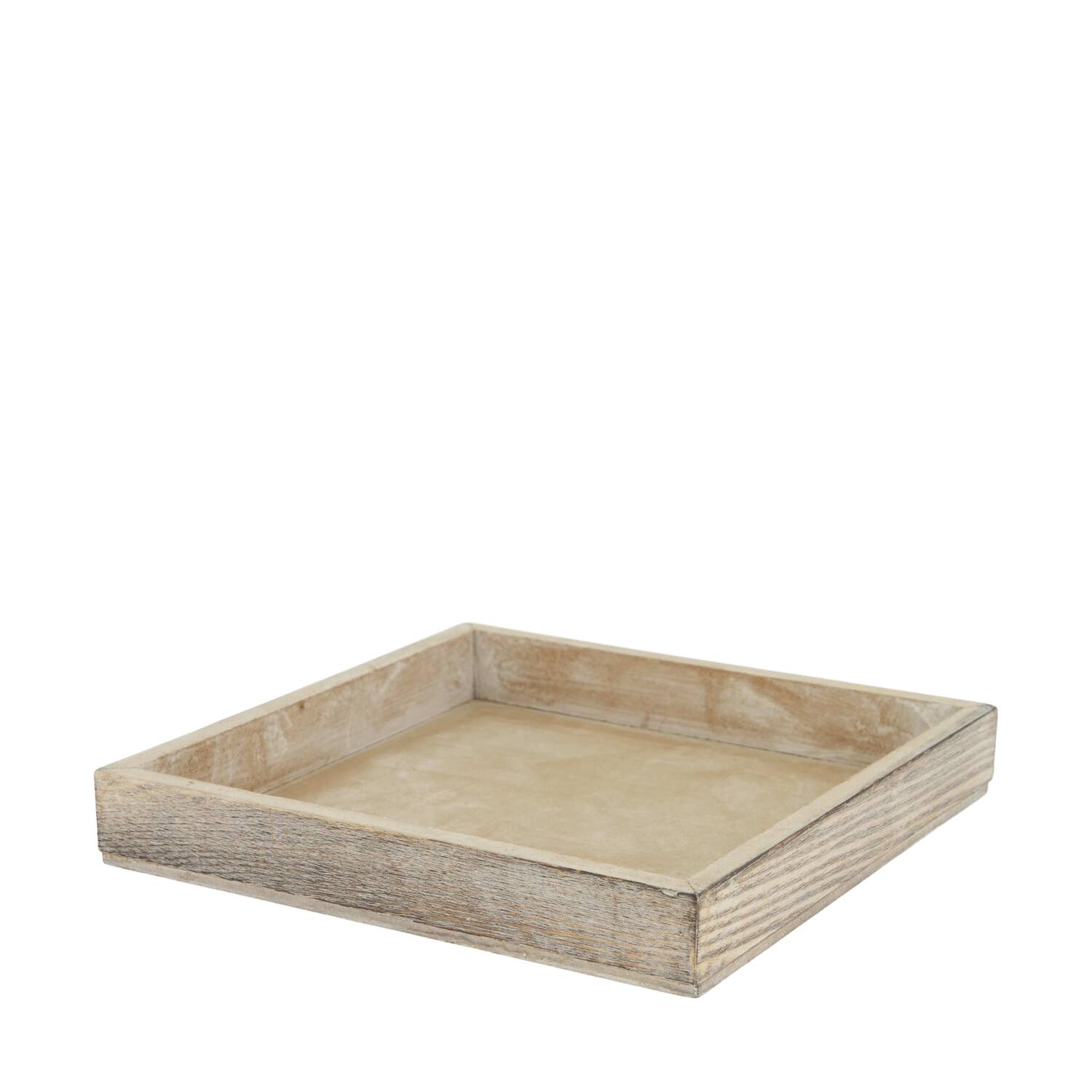 Tray square mdf 20x20x3cm