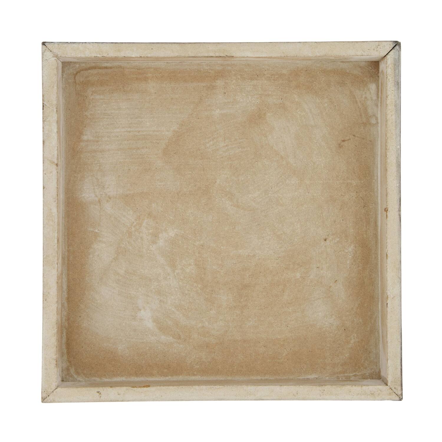 Tray square mdf 20x20x3cm