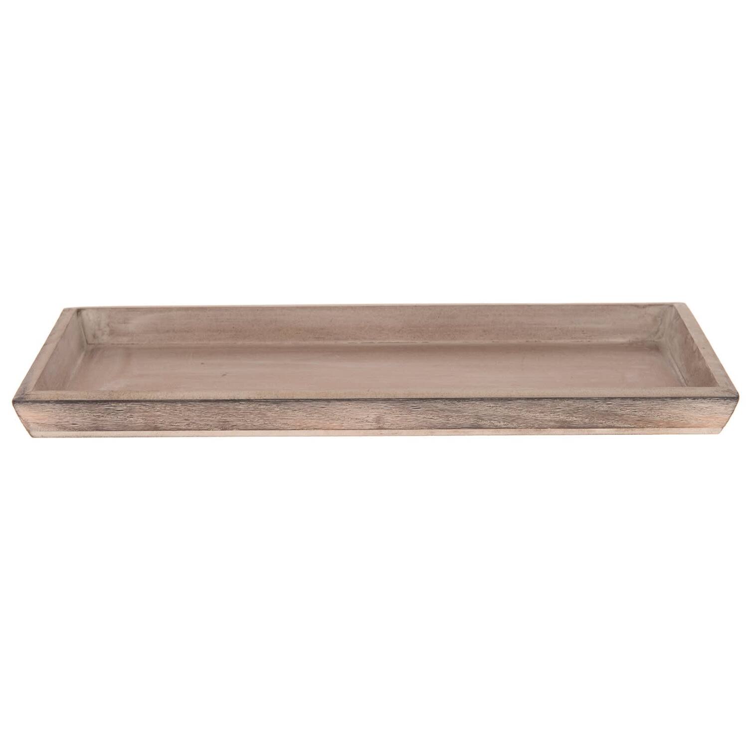 Tray rectangular mdf 39x15x3cm