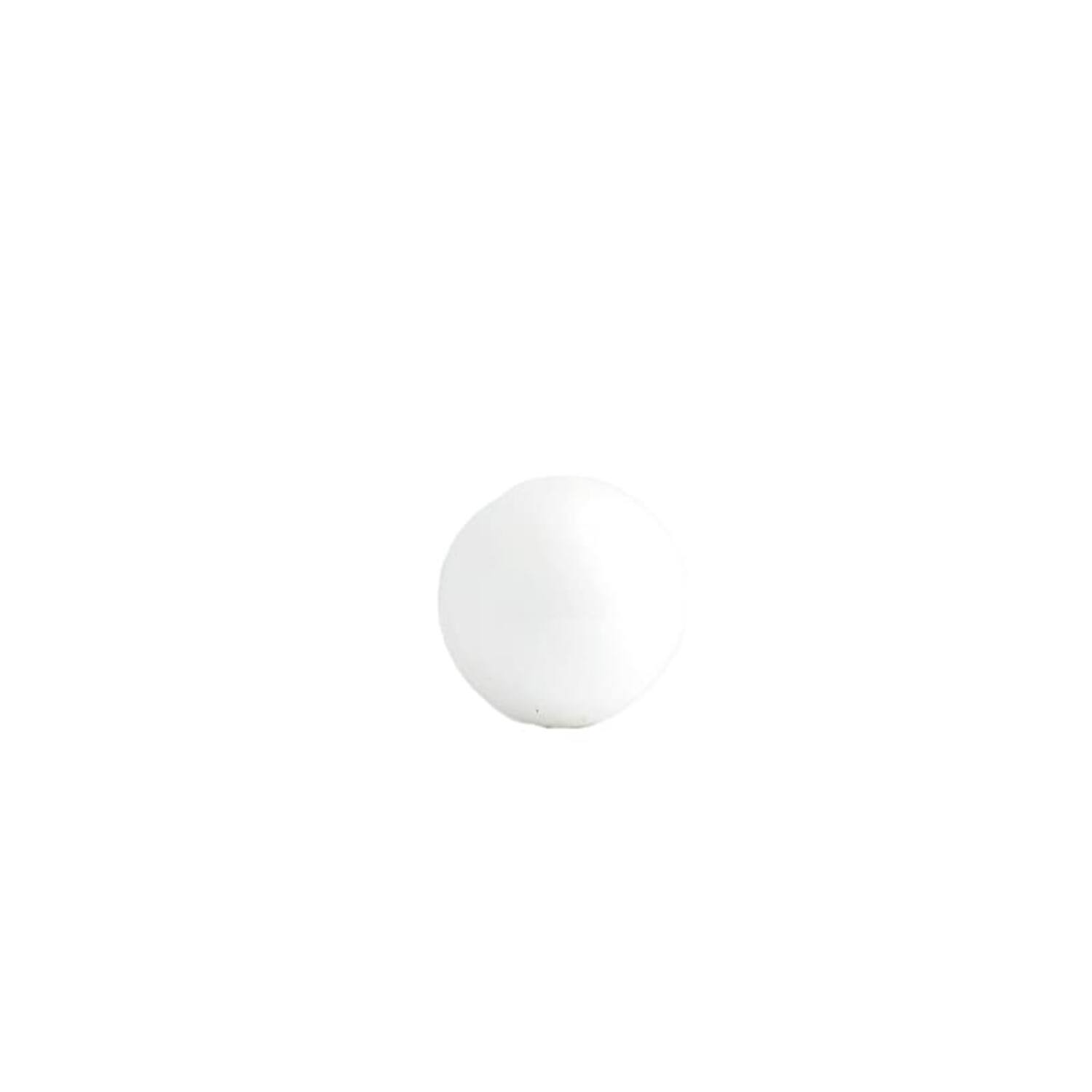 Ball plastic 6x6x6cm - White