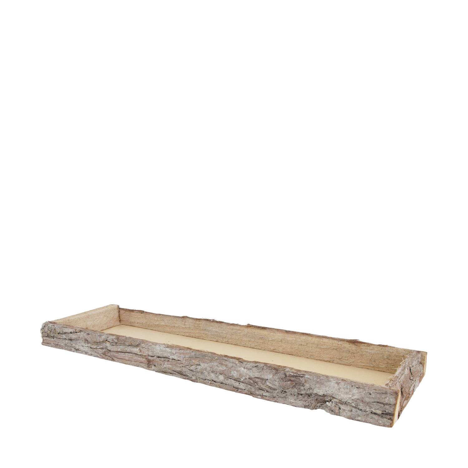 Plateau rectangulaire - Eorce - 58x19x4 cm - Naturel