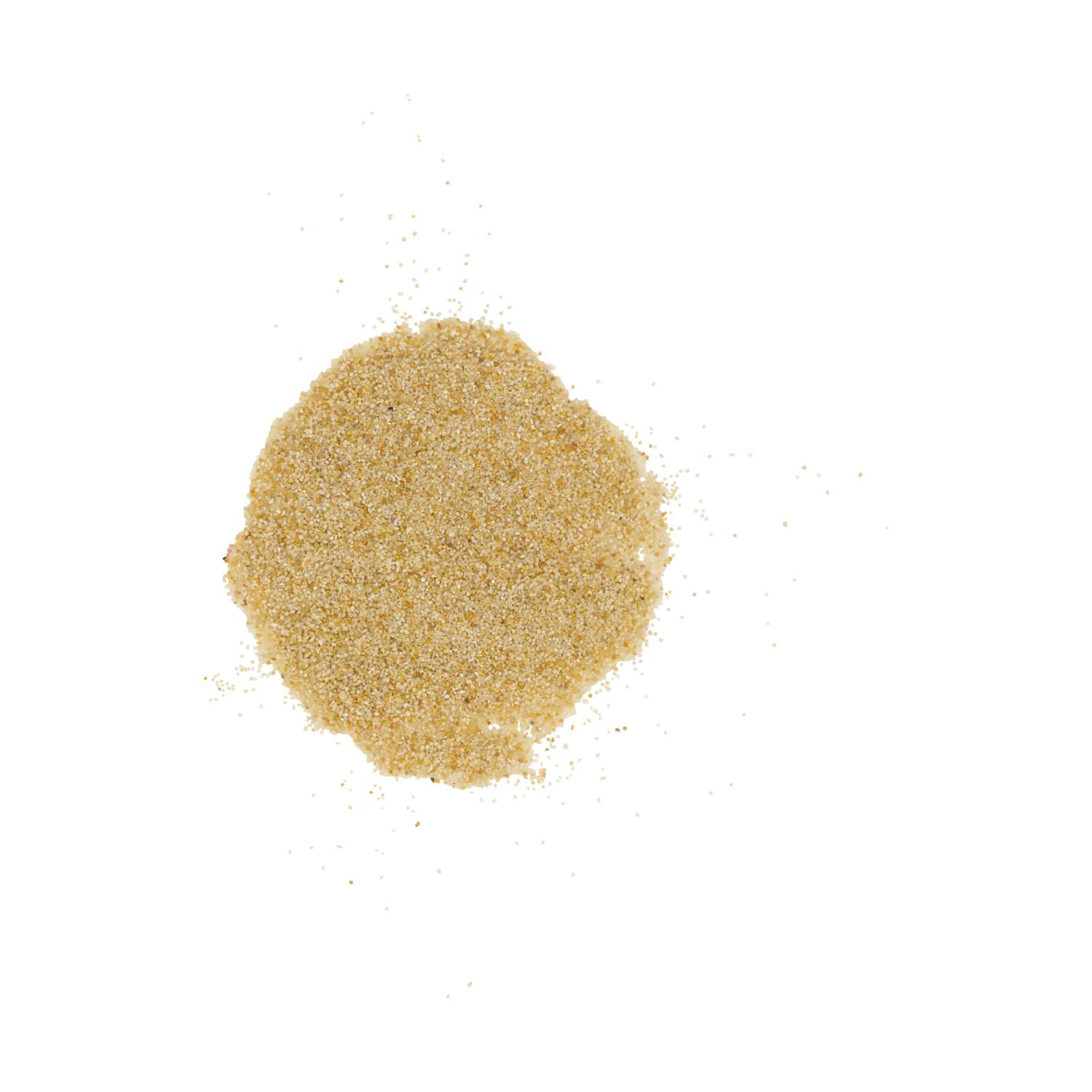 Sand 0,5mm 600gr nature 7x7x13cm - White