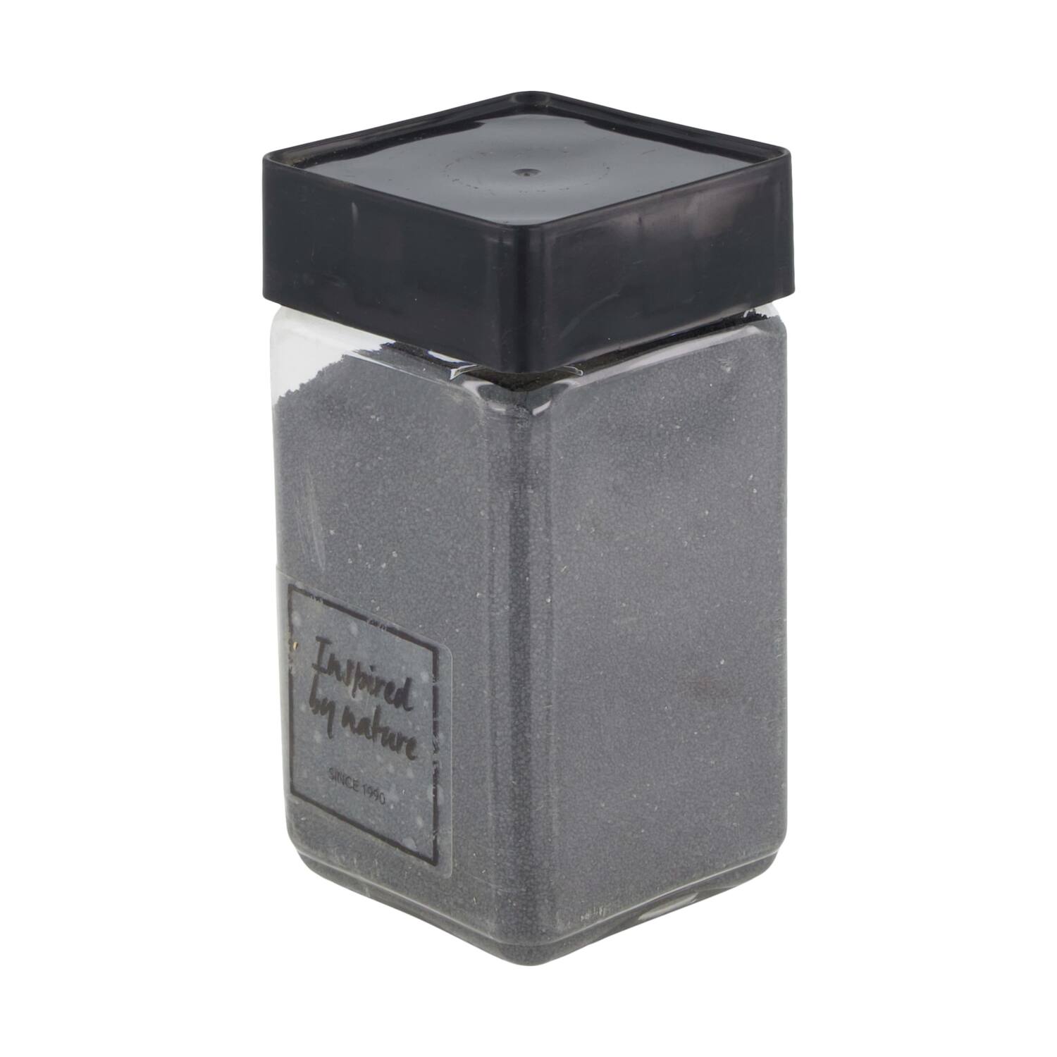 Sand 0,5mm 600gr nature 7x7x13cm - Black