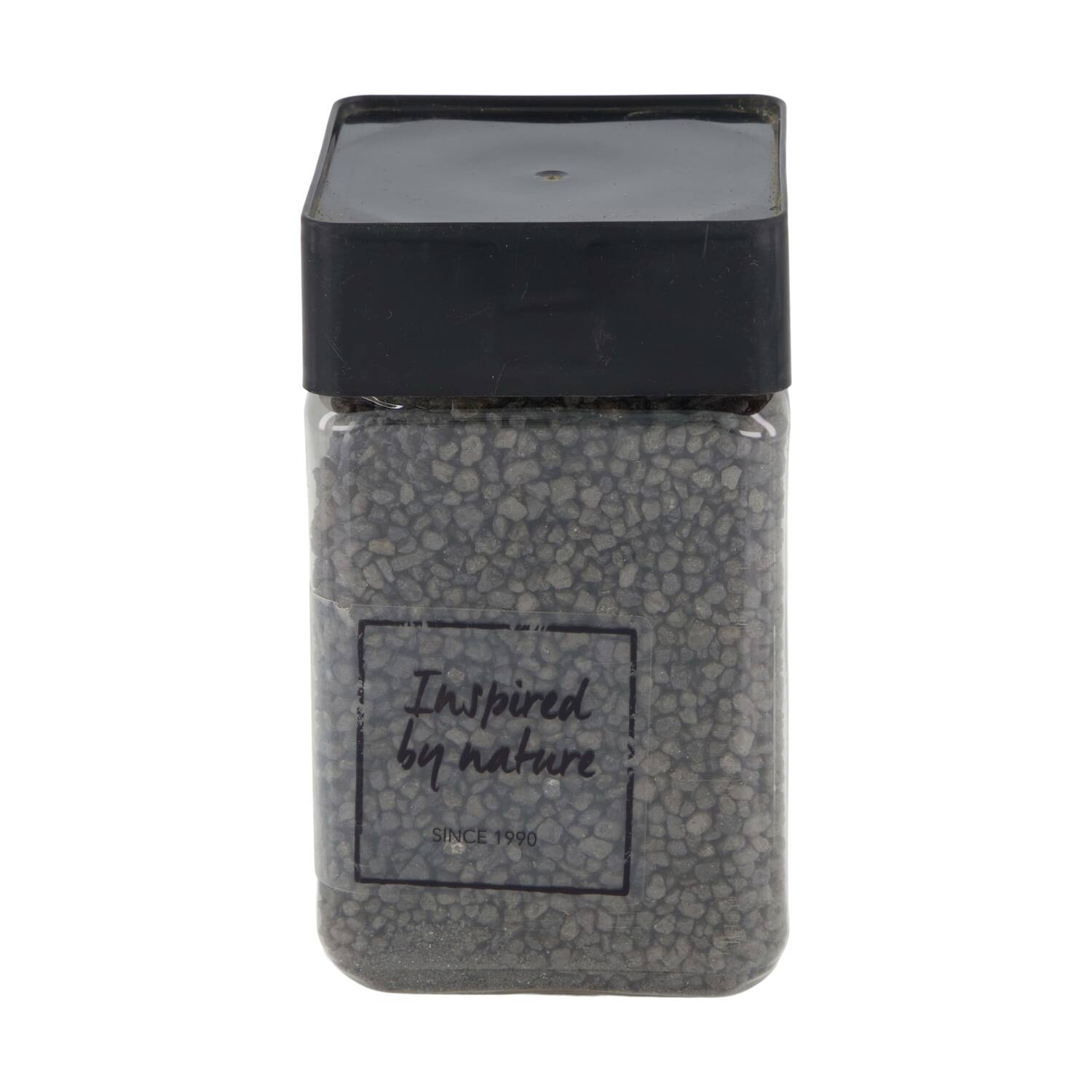 Gravel deco 2-3mm 600gr nature 7x7x13cm