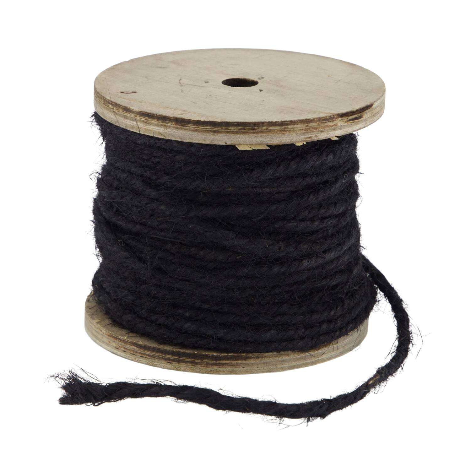 Corde de jute - 8x9x6,5cm - Noir
