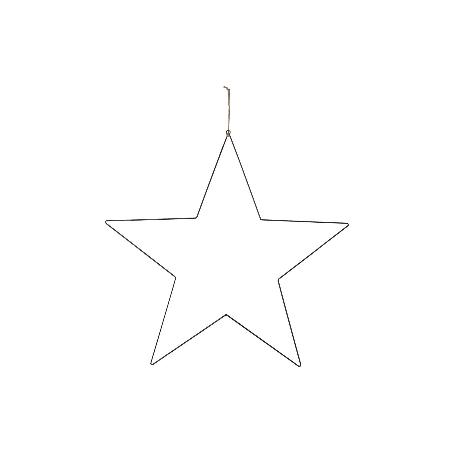 Hanging star metal 78cm