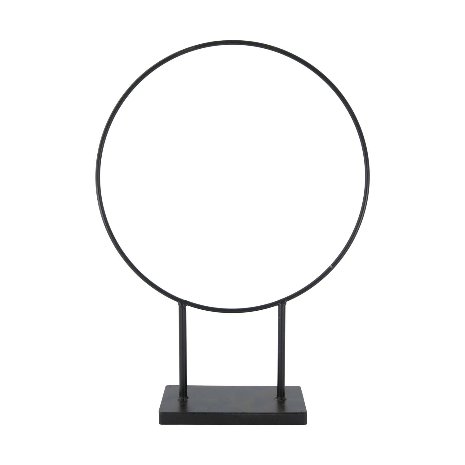 Statue ring metal 28x8x38.5cm - Black