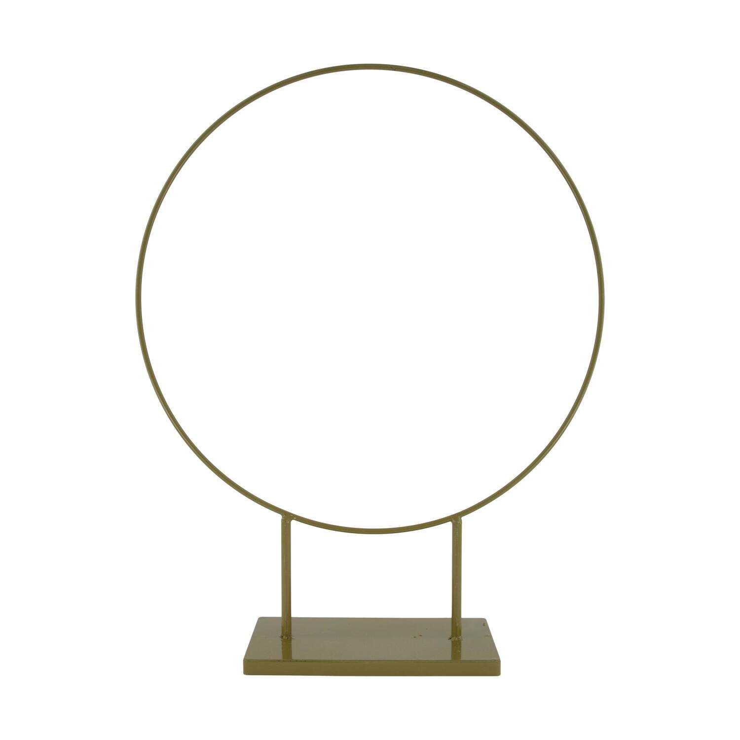 Statue ring metal 38x10x48.5cm - Gold