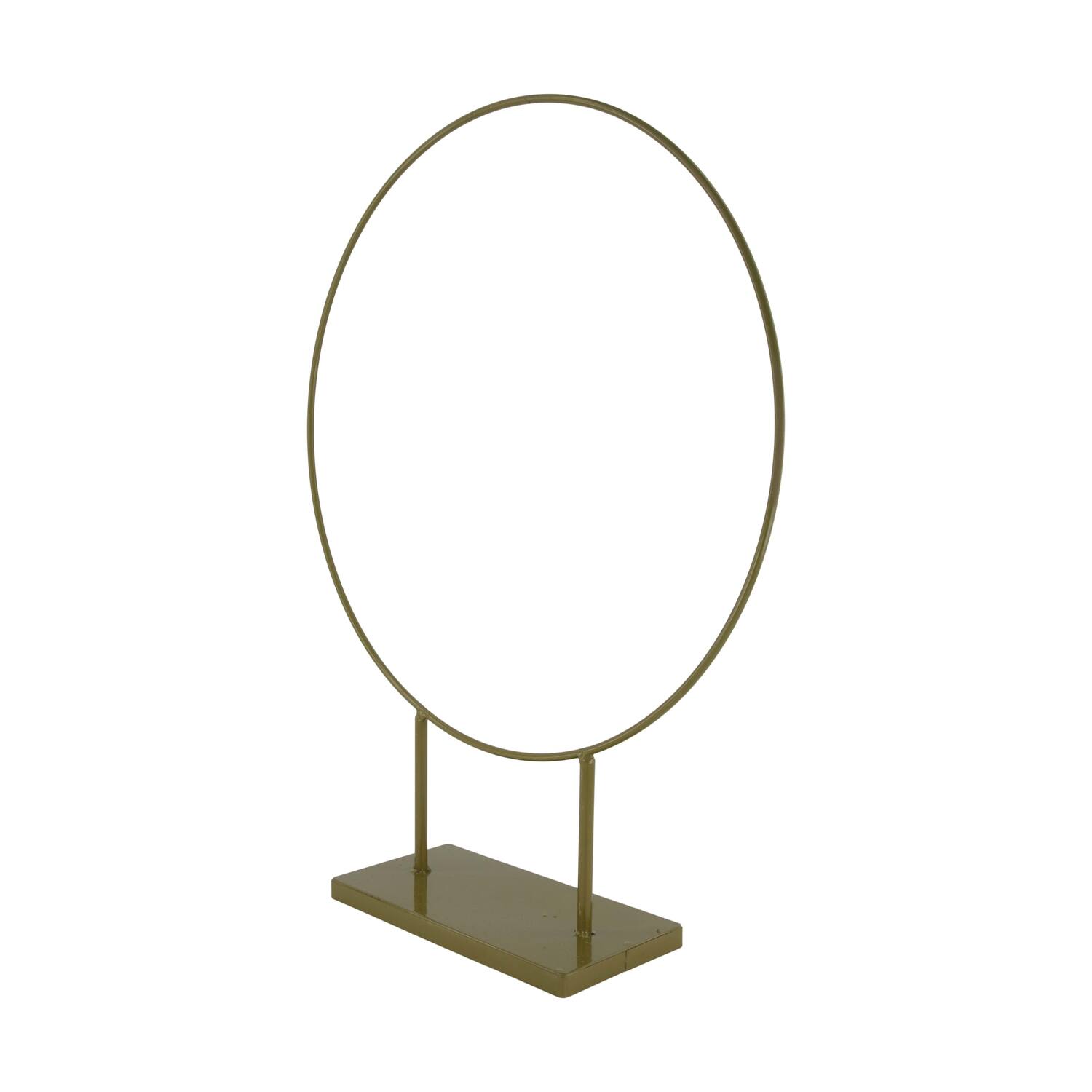Statue ring metal 38x10x48.5cm - Gold