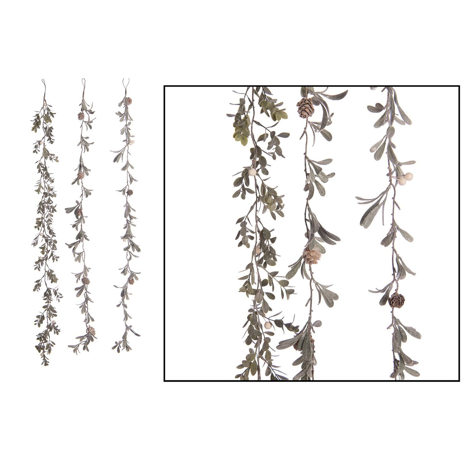 Garland artificial 106cm 1pc mix box - Green