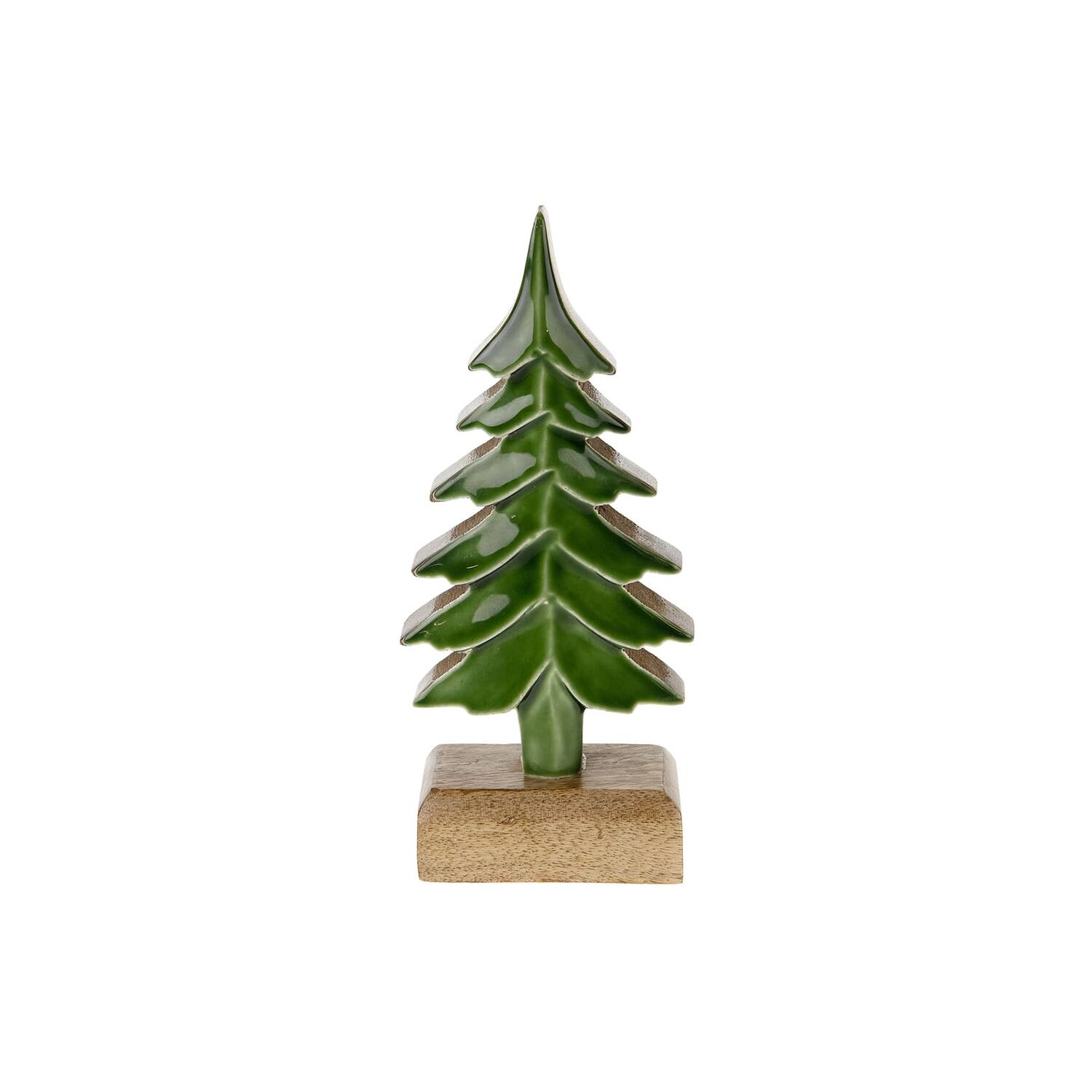 Tree mango wood 9x5x20cm - Green