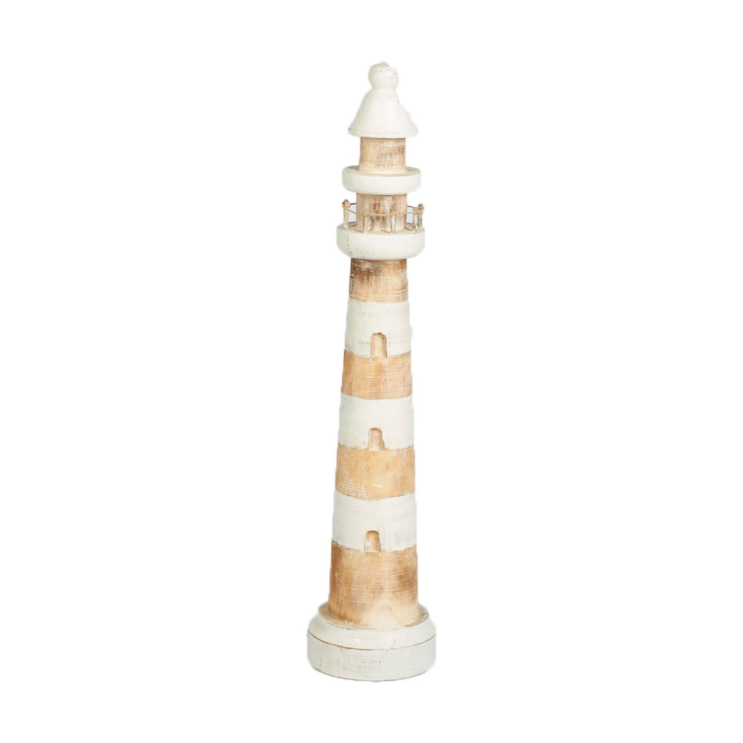 Lighthouse wood 16x16x78cm