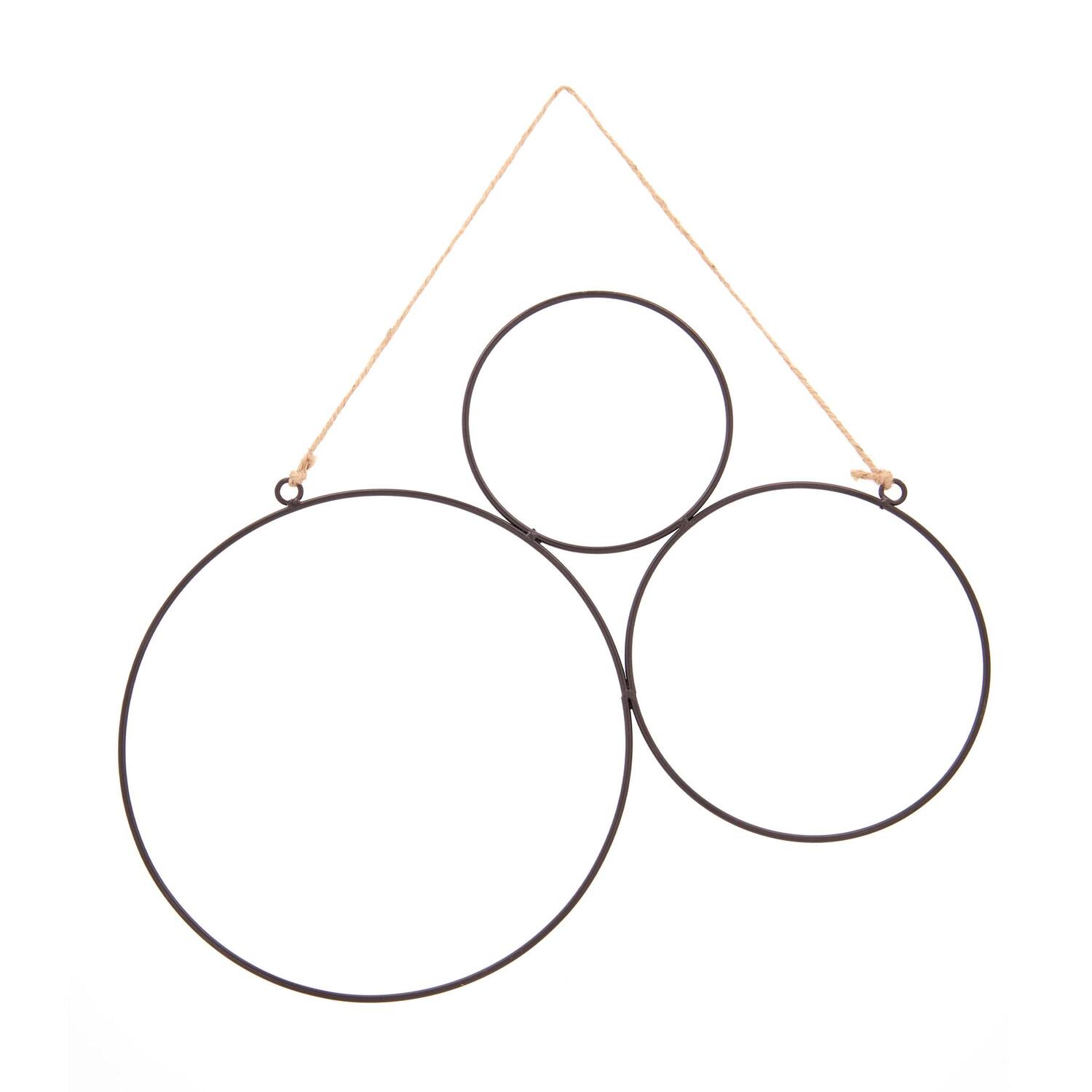 Hanging flower base metal 48x0.5x43cm