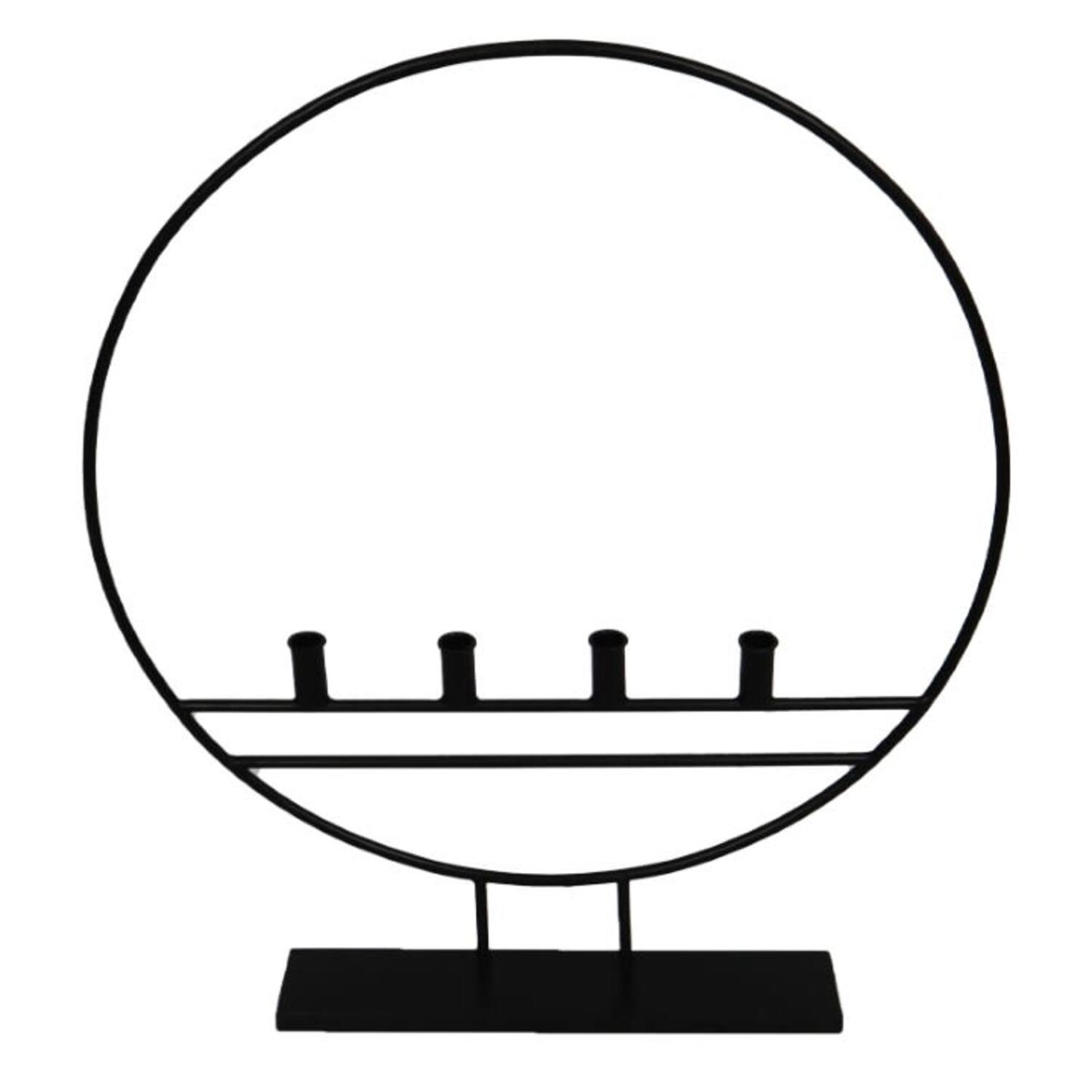 Dinnercandle holder metal 64.5x12x76.5cm