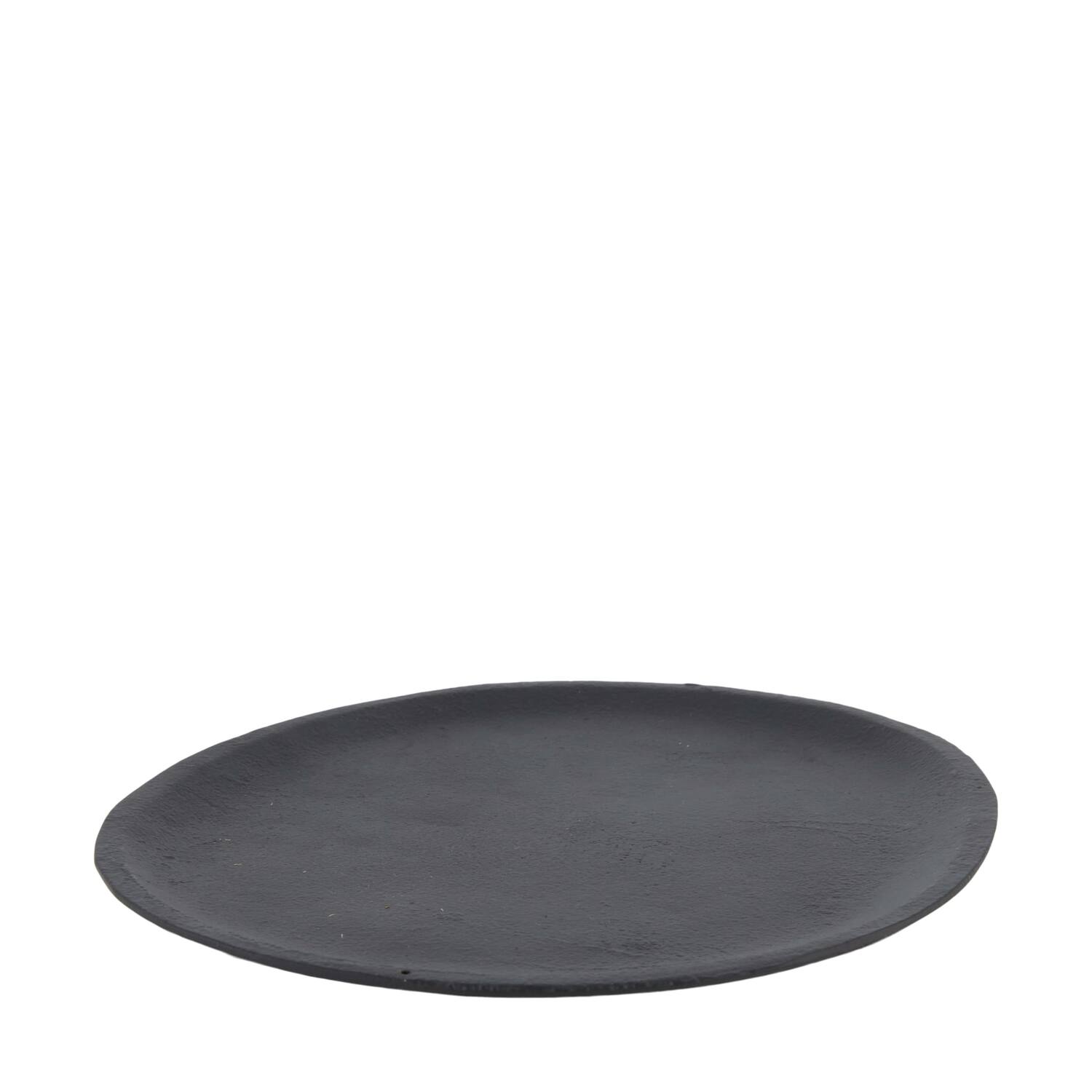 Schaal - Aluminium - 21,5x19x0,5cm - Zwart