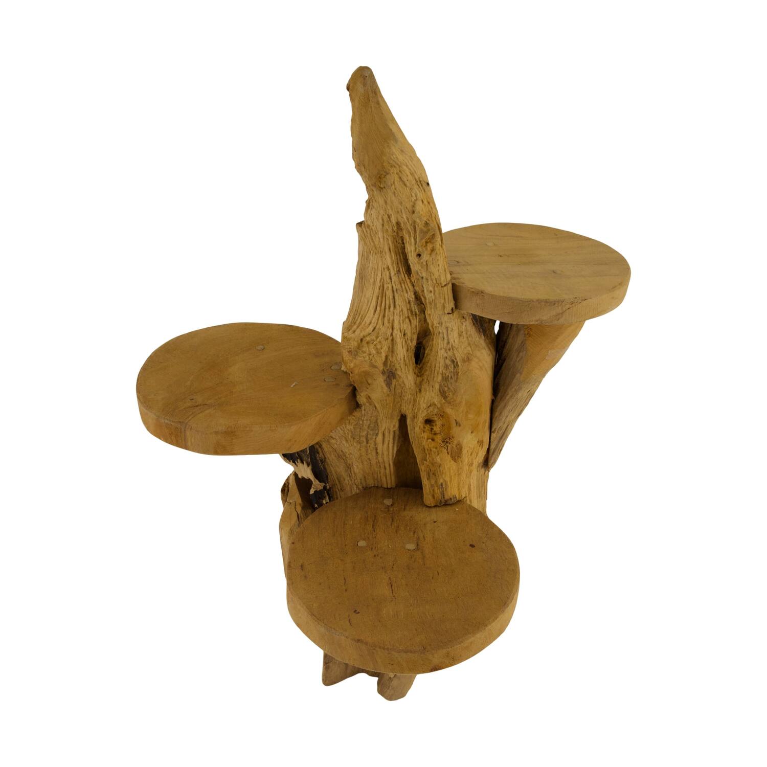 Root teak wood 35x38x40cm - Natural