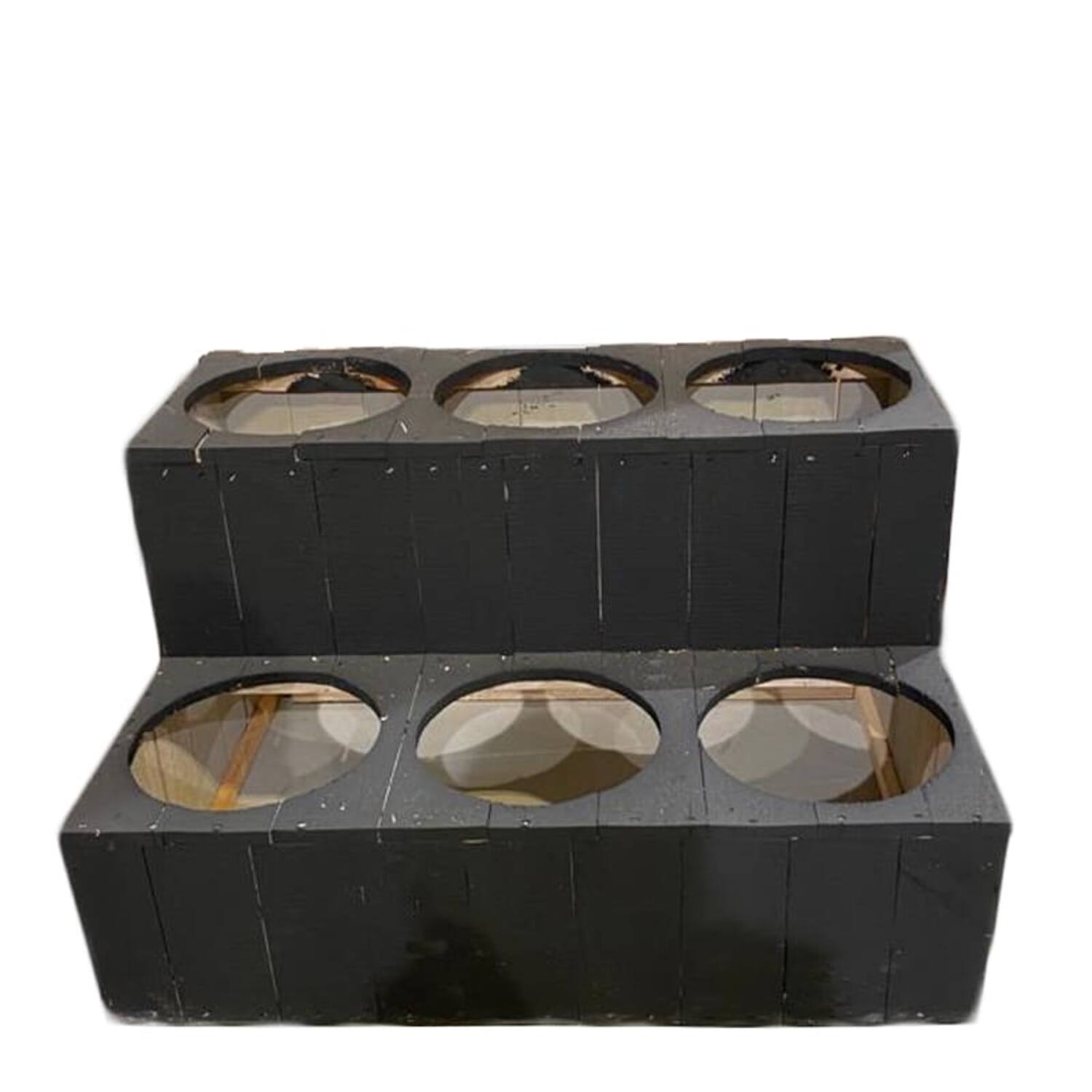 Wooden flower display 79.5x58x46cm
