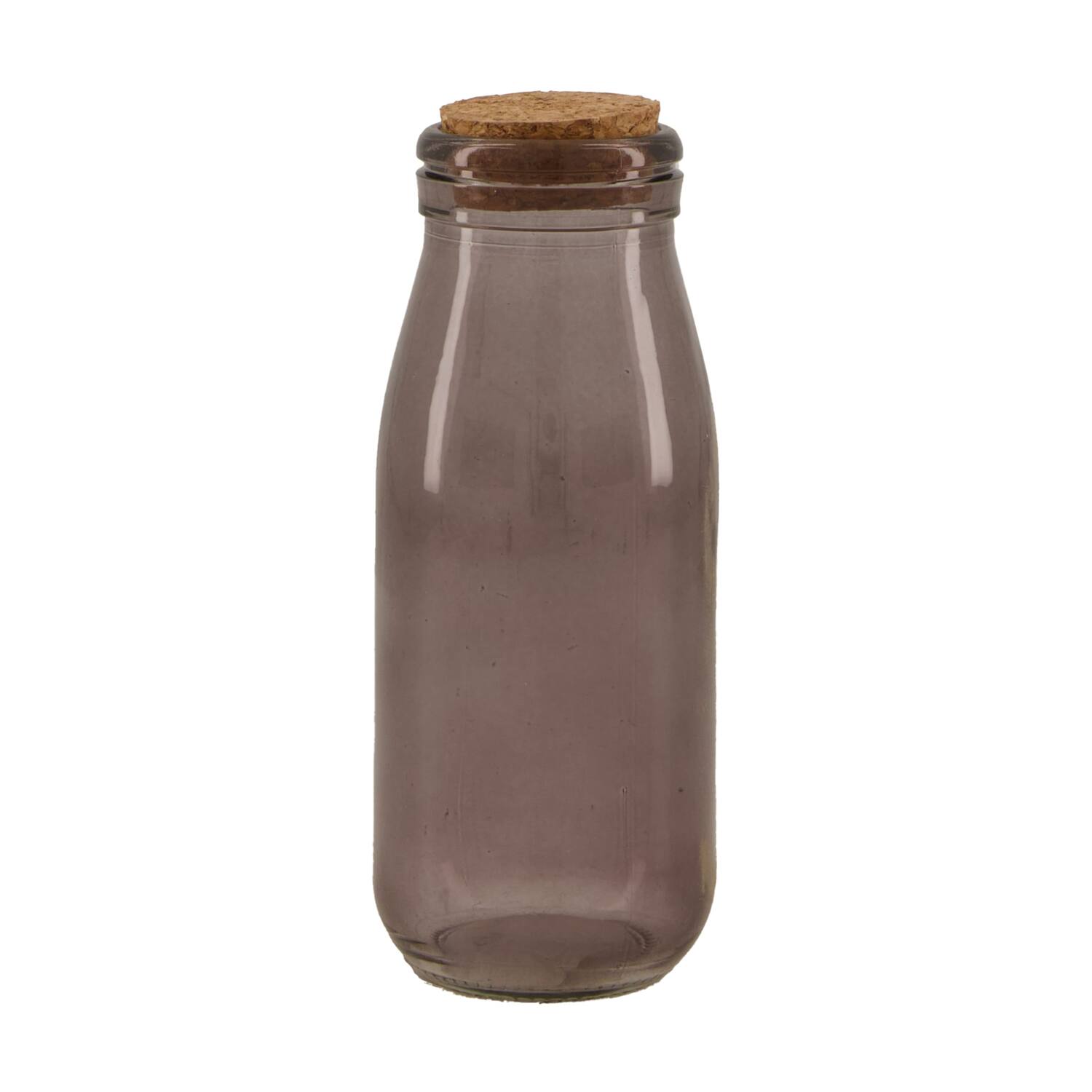Bottle glass 6x14.5cm - Grey