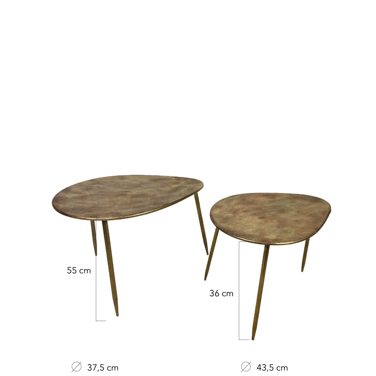 Table deappoint en metal