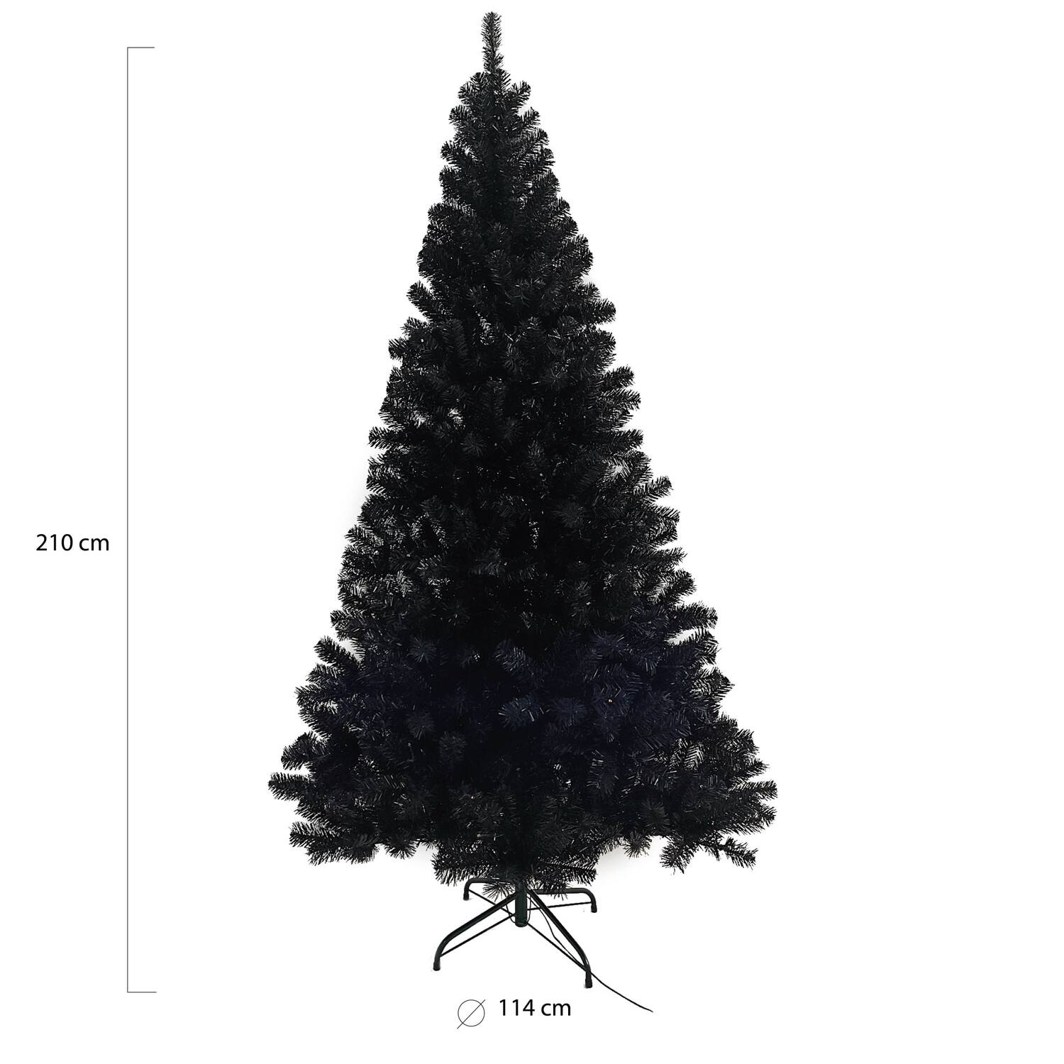 Wintervalley Trees - Tree Lars PVC 114x114x210cm - Black