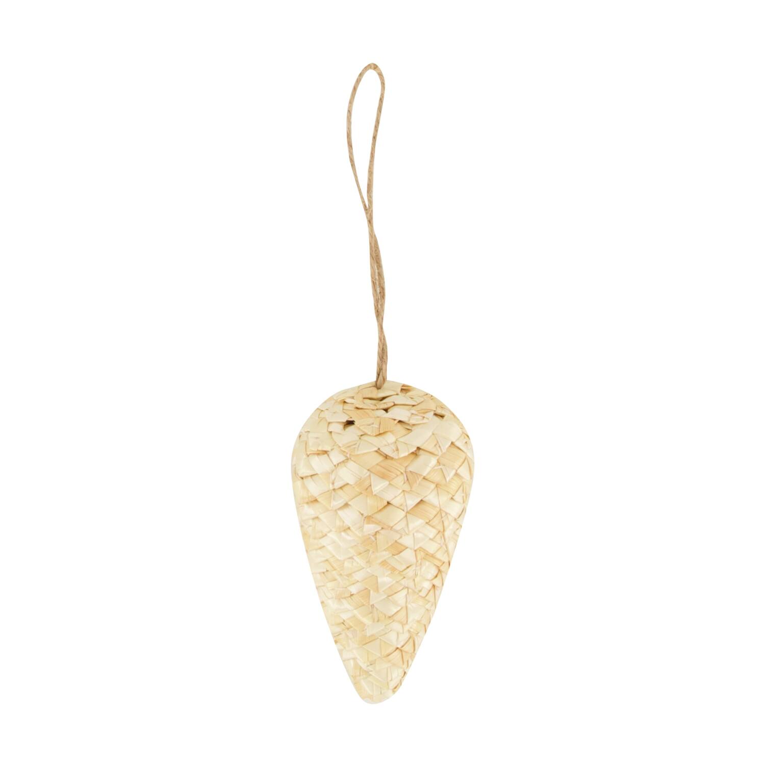 Hanger cone grass 6x6x12cm - Natural