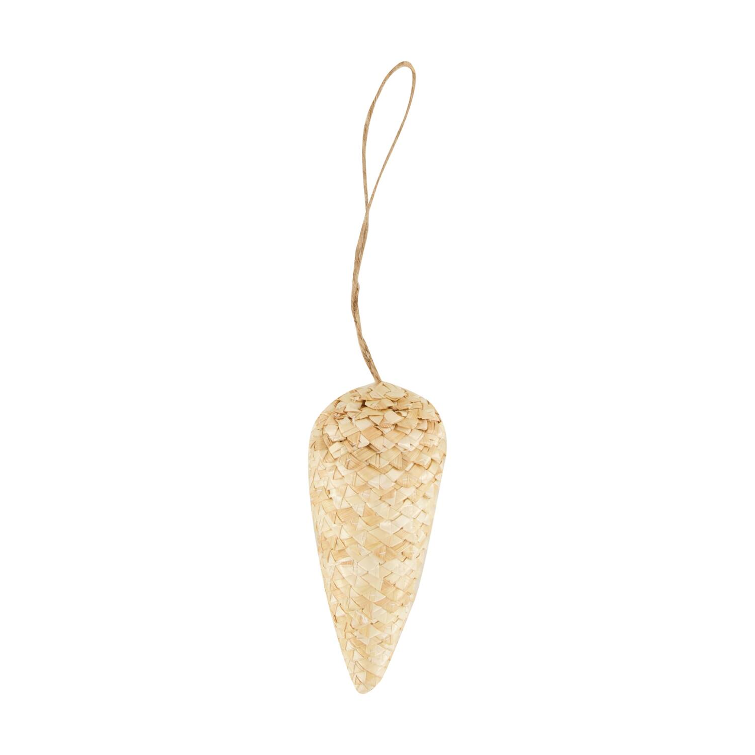 Hanger cone grass 7x7x17cm