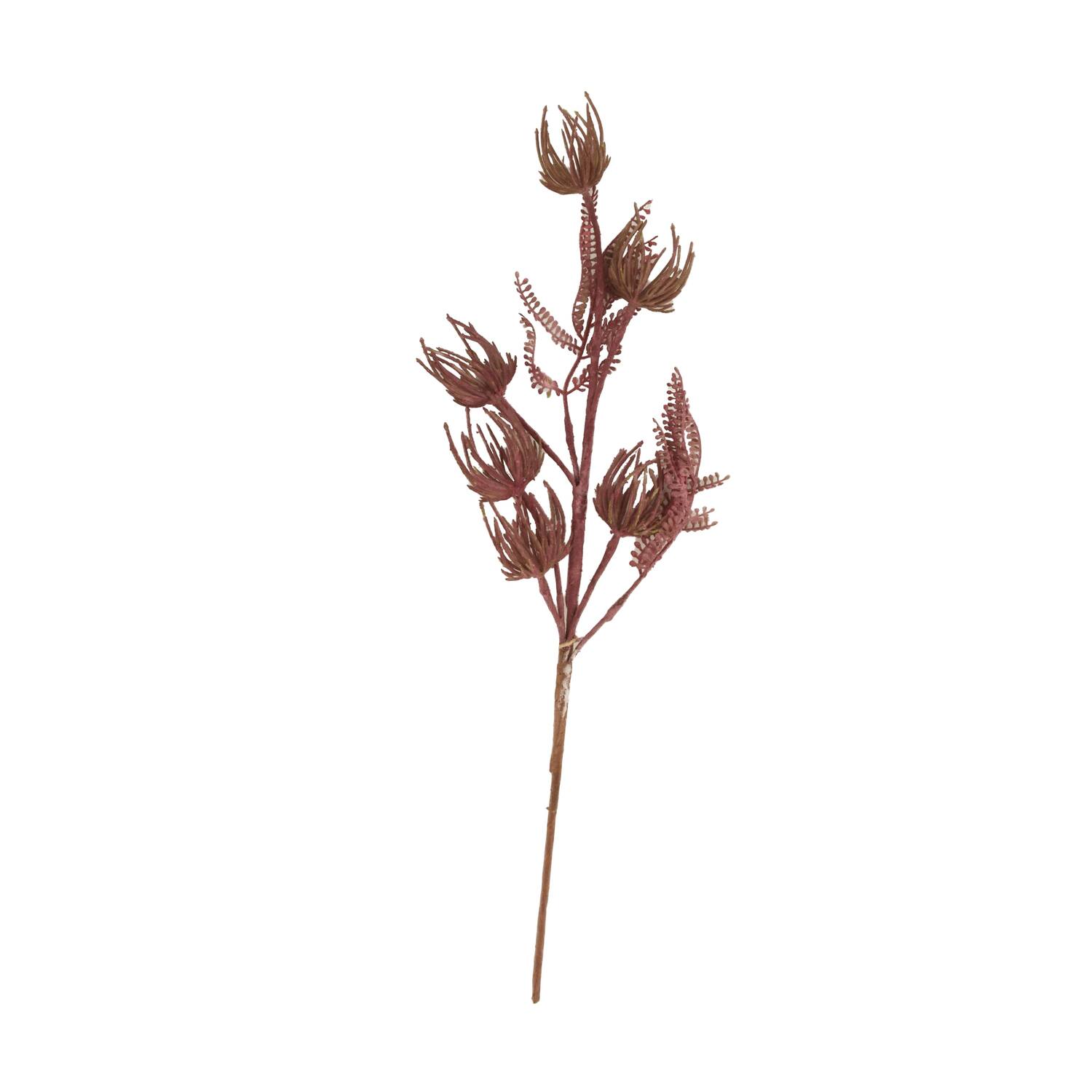 Branch flocked leaf foam 57x17x3cm