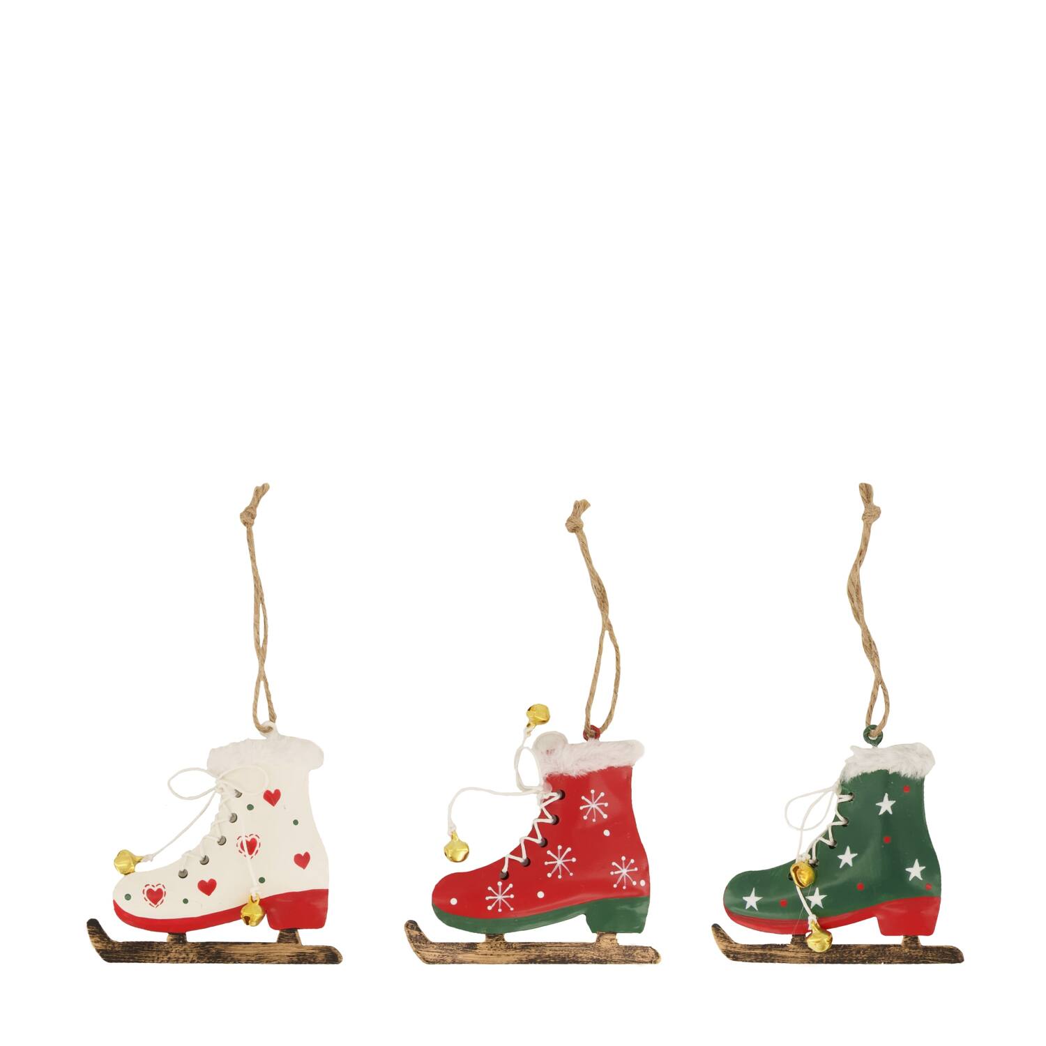 Hanger iceskate metal 10x8.5x1.4cm A/3