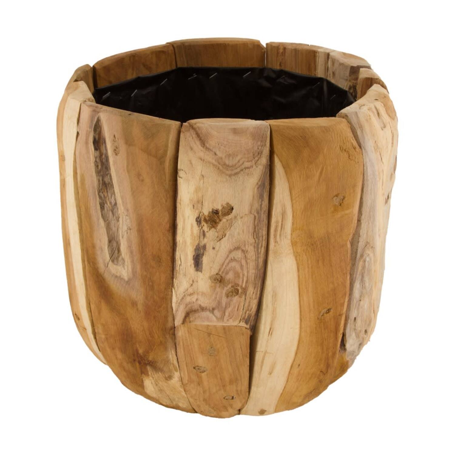 Planter wood 33x33x29cm Ø33cm