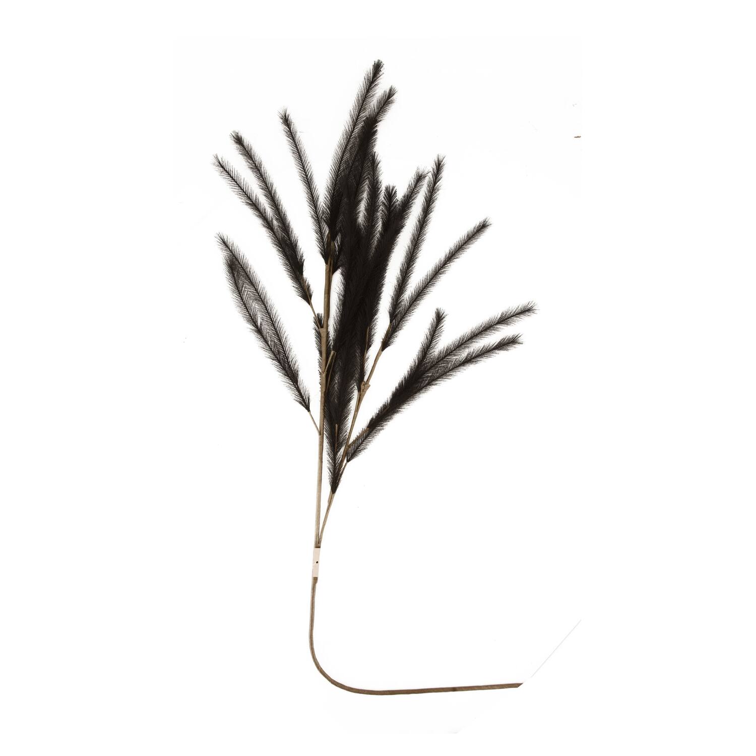 Branch plume artificial 108x10x5cm - Black