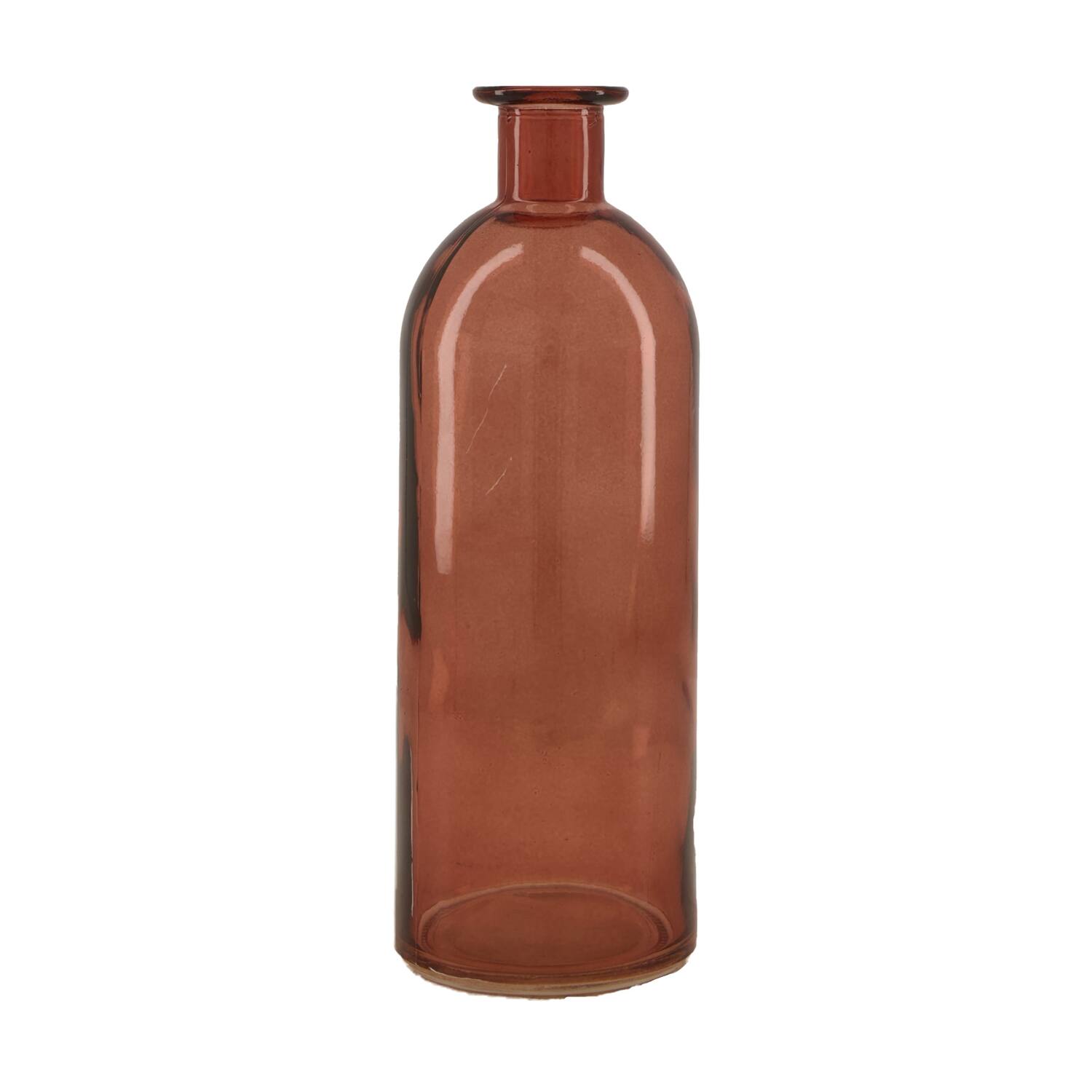 Bottle glass 7x20.5cm - Brown