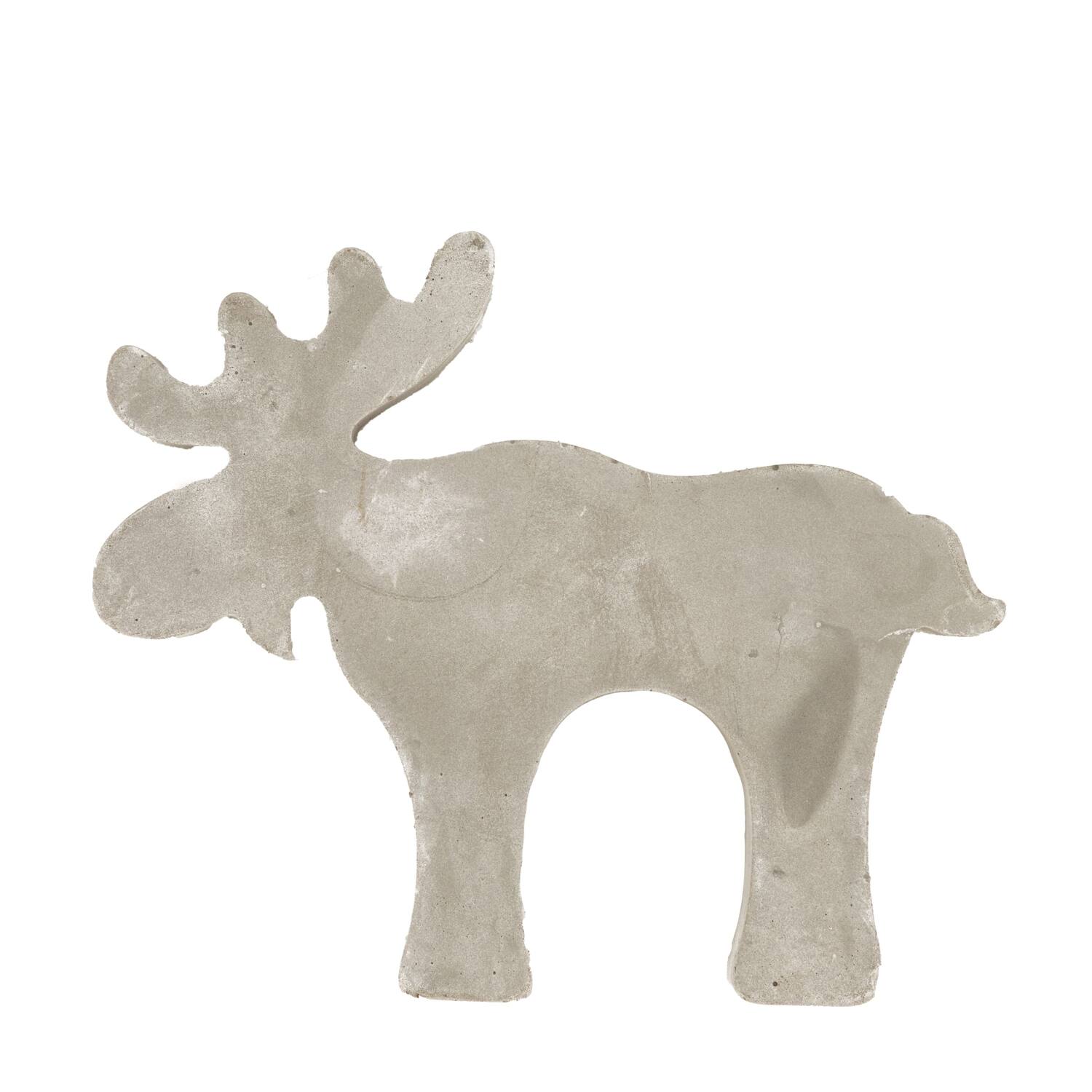 Statue reindeer cement 7x2x6cm
