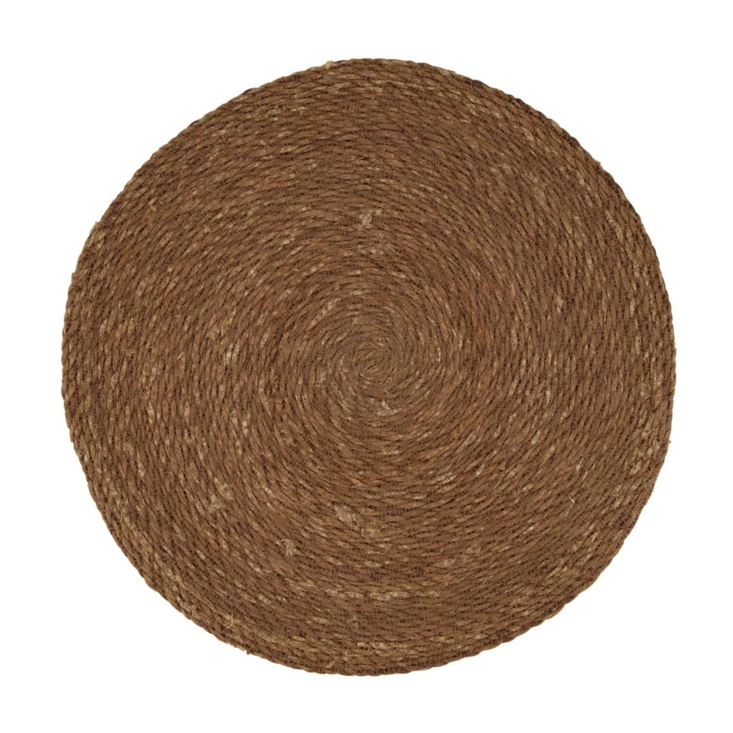 Placemat seagrass nature Ø37x0.5cm