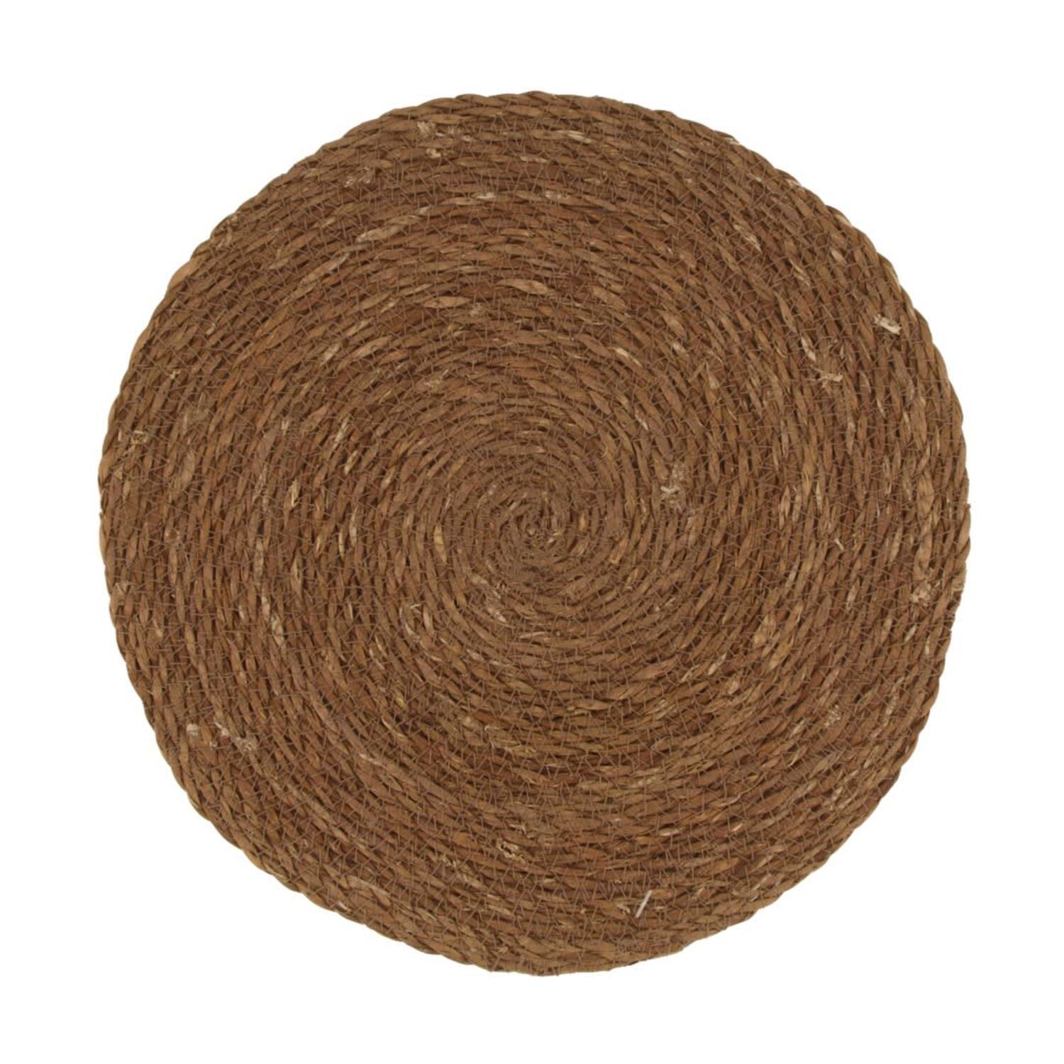 Placemat seagrass nature Ø27x0.5cm
