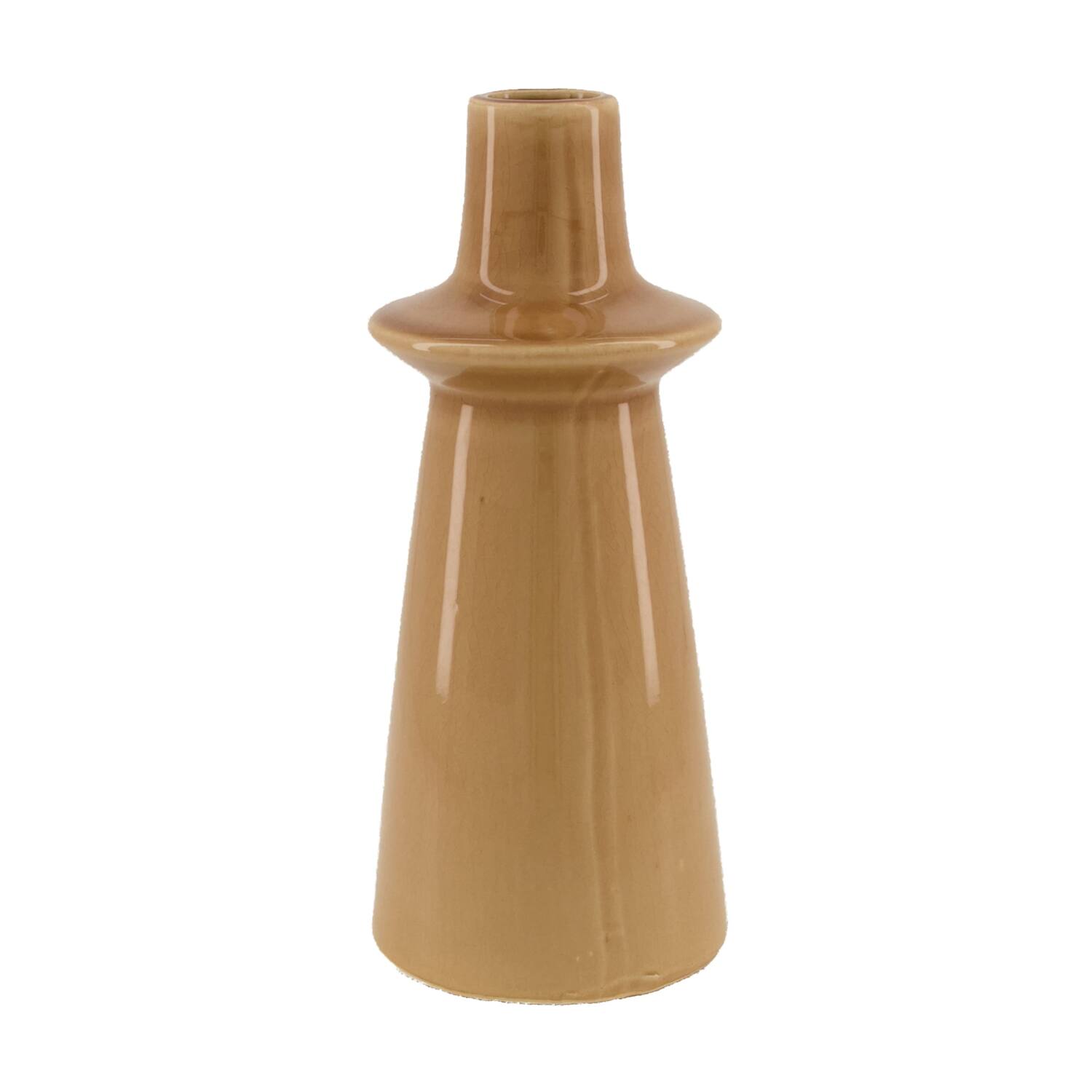 Vase ceramic 11x25.5cm - Brown