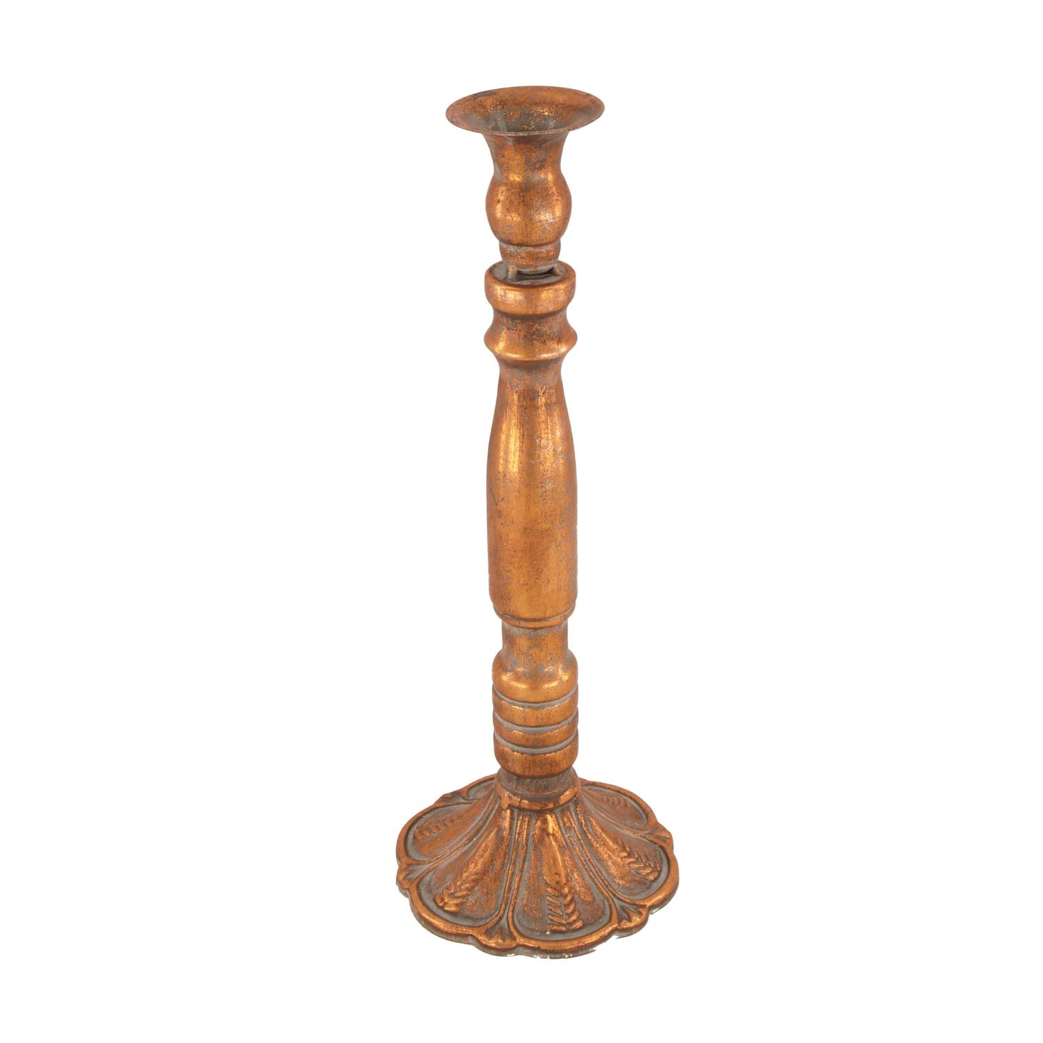 Dinnercandle holder metal Ø11x29cm