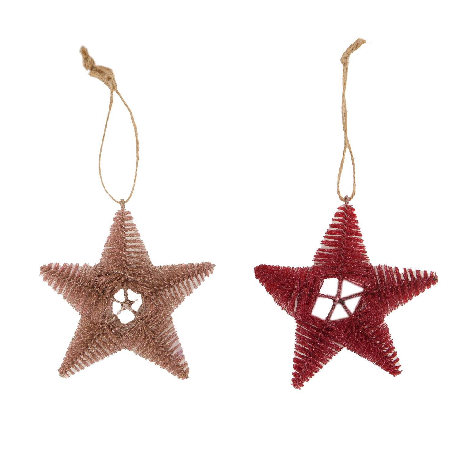 Hanger star plastic 10x3x10cm C/2