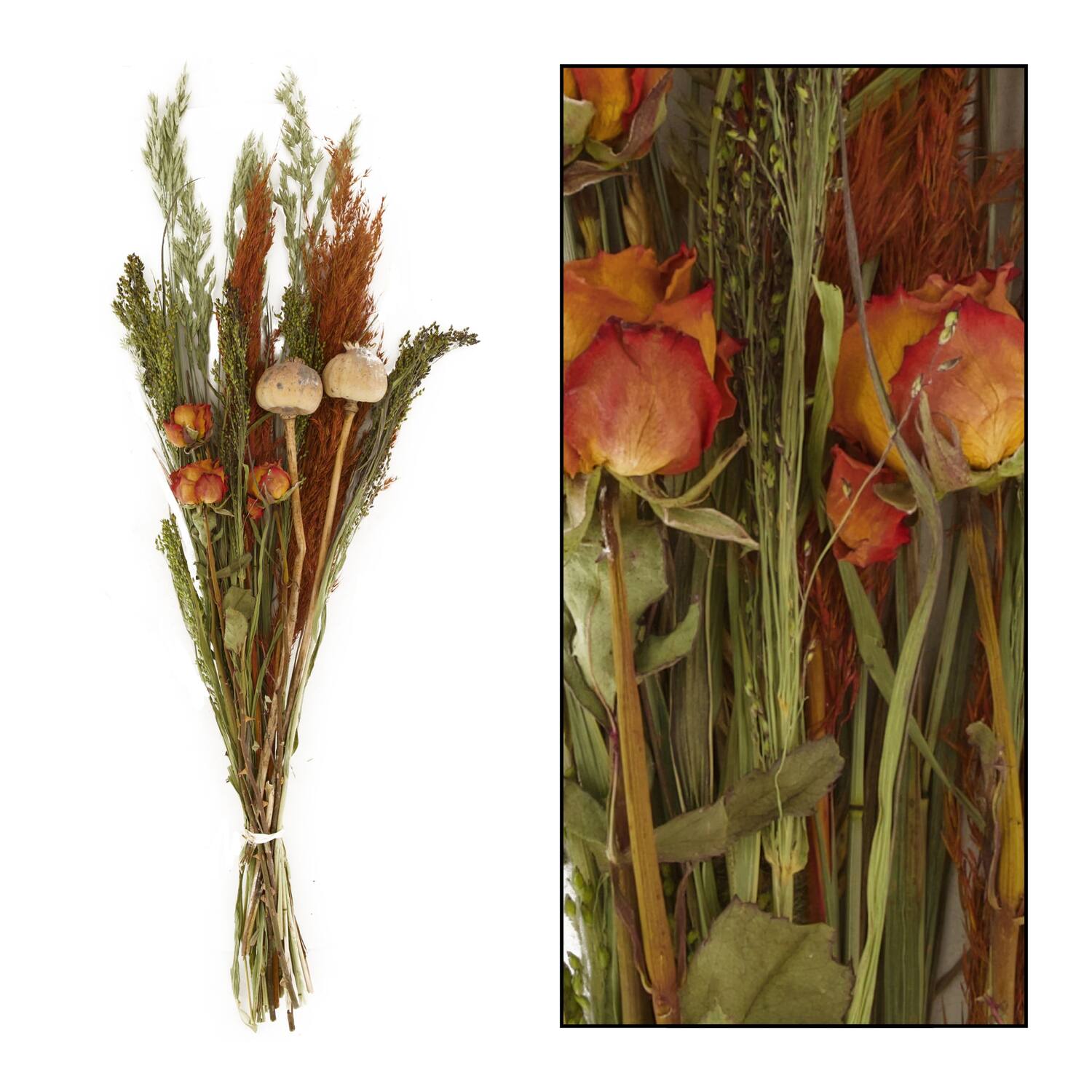 Bouquet dried flowers 73x24x14cm