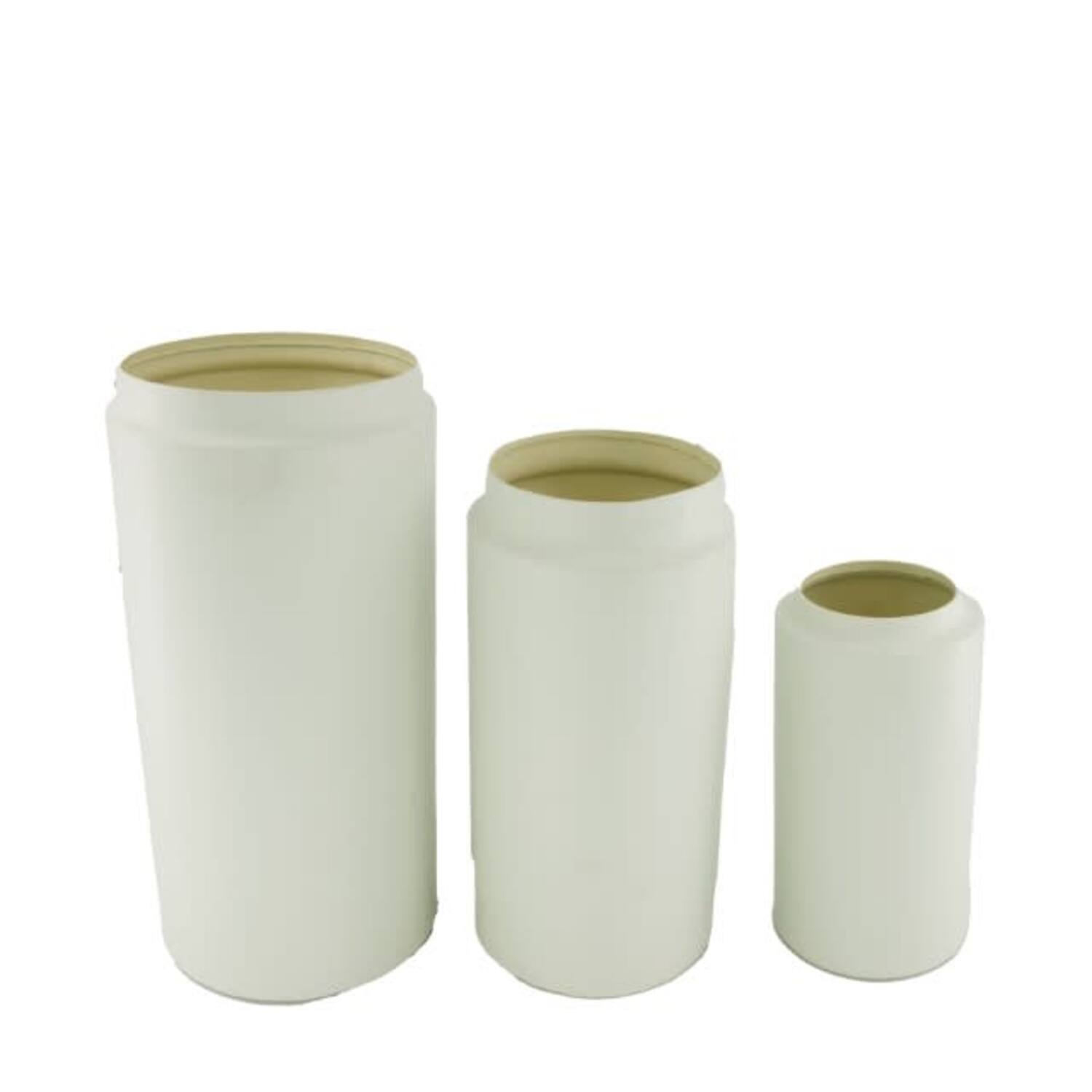 Vase metal Ø18x39cm S/3